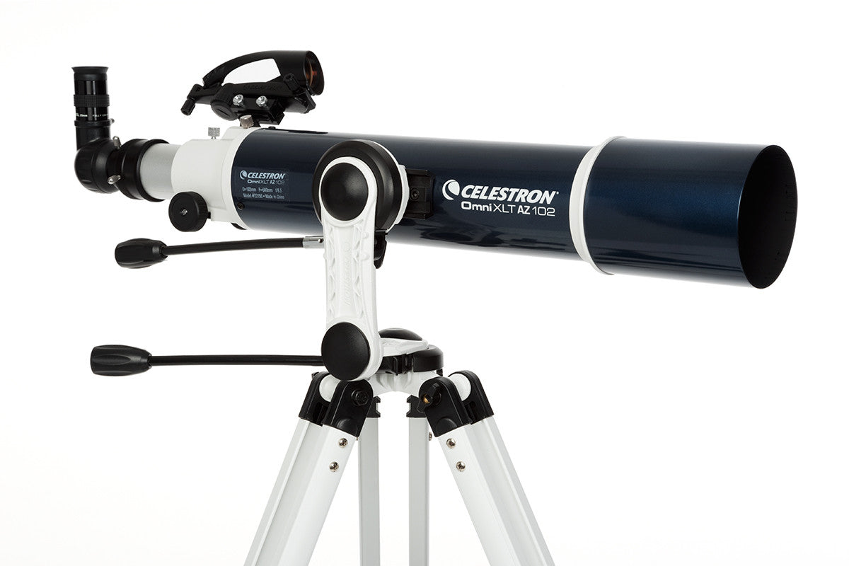 Omni XLT AZ 102 Telescope - Premium Refractor Telescope for Astronomy Beginners & Adults - Perfect for Stargazing, Moon Observation & Astrophotography