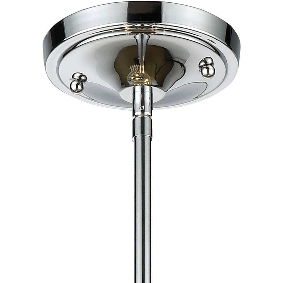14978-PCC6 Scottdale 6-Light 32-Inch Polished Chrome Ceiling Pendant Island Lighting Fixture for Kitchen, Dining Room, and Foyer - Modern Farmhouse Style