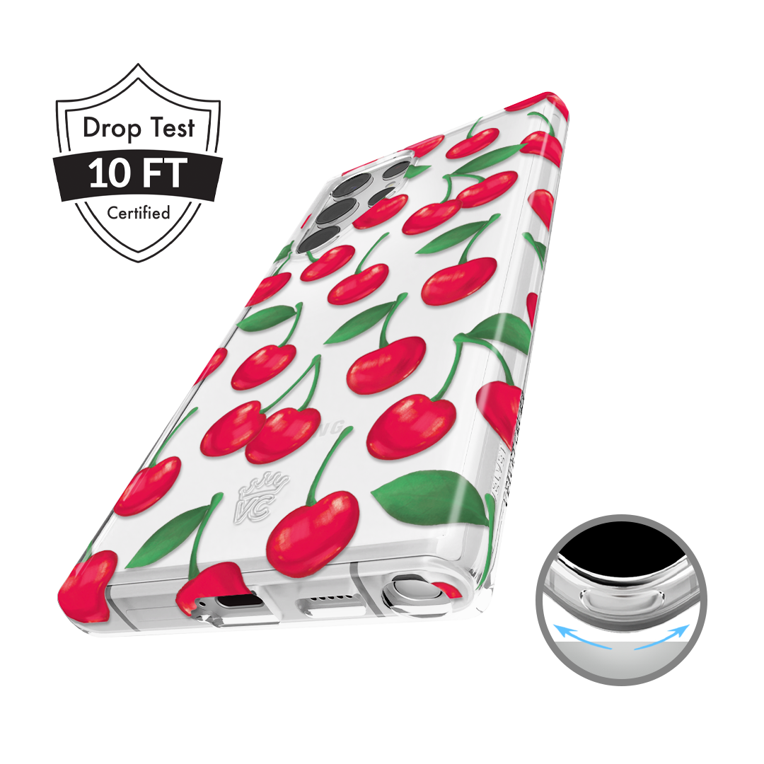 Samsung Galaxy Phone Case with Cherry Design - Durable Protective Cover for Everyday Use & Style