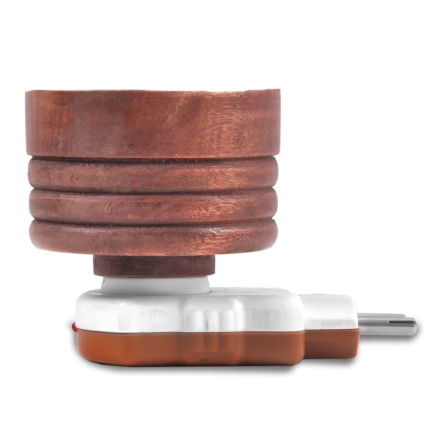 Premium Sheesham Wood Kapoor Dani - Electric Camphor & Bakhoor Burner for Home, Puja & Aromatherapy | Elegant Aroma Diffuser for Relaxation, Meditation & Spiritual Ceremonies