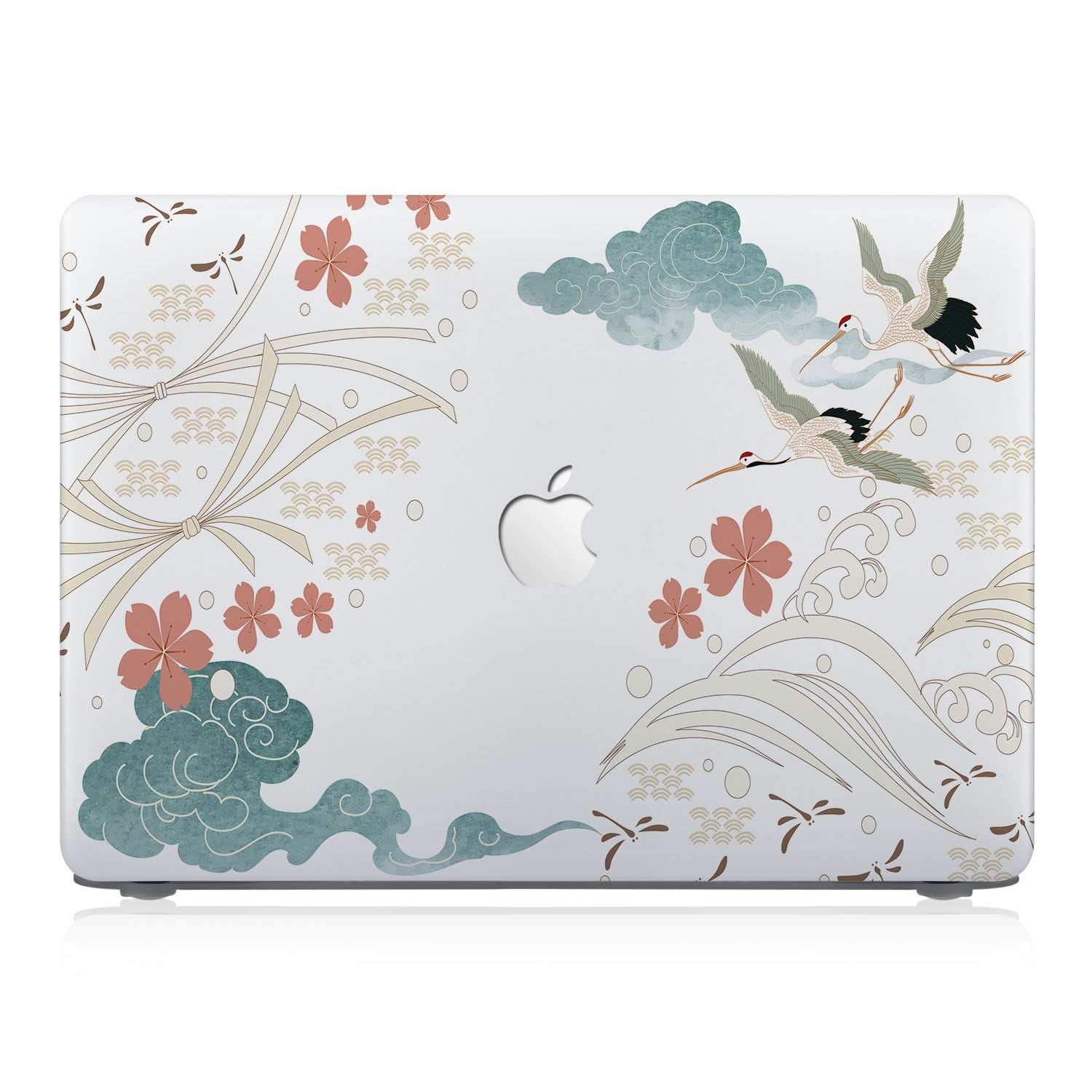 Stylish Japanese Pattern MacBook Case - Durable Protective Cover for MacBook Air & Pro - Perfect for Work, Travel & Everyday Use