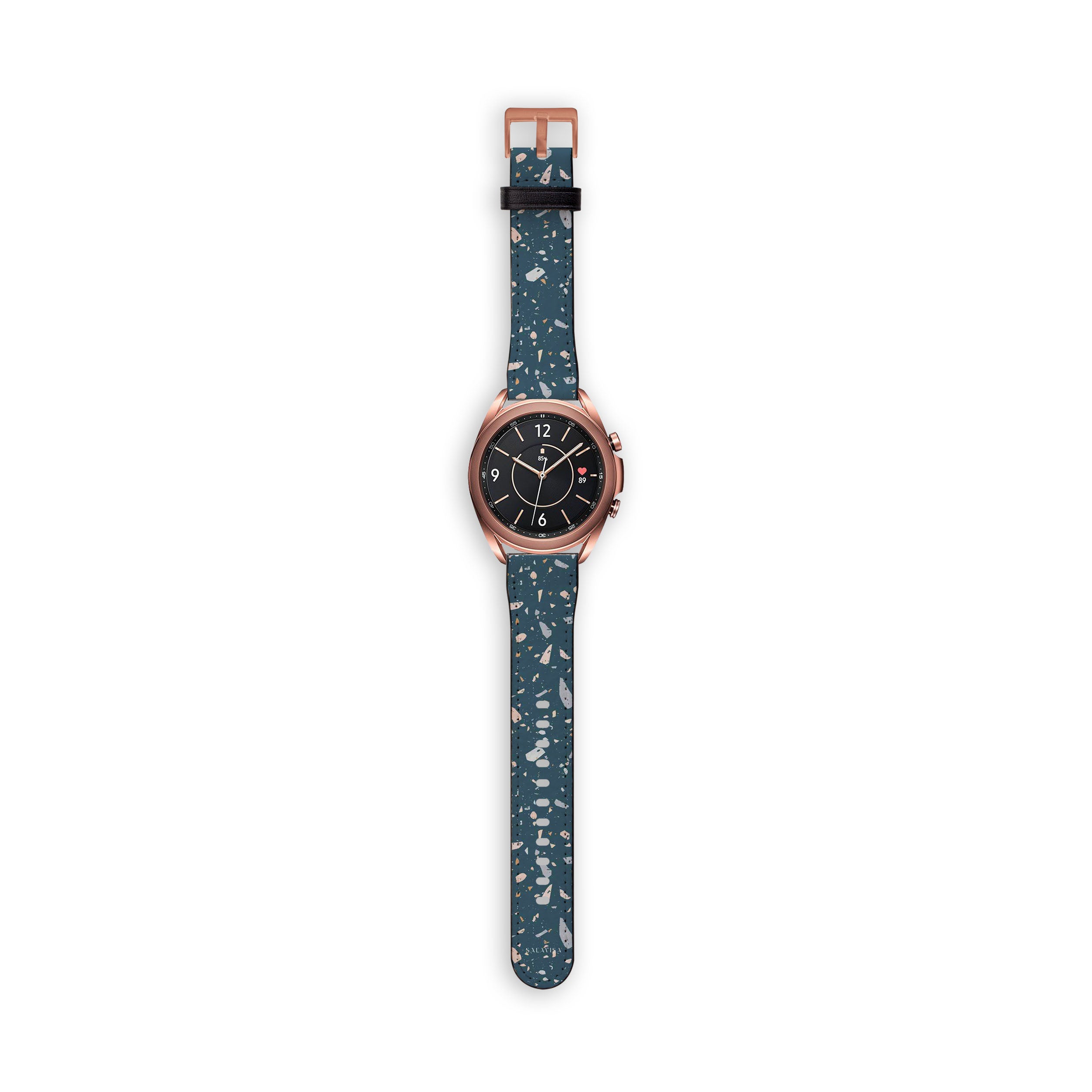 Terrazzo Pattern Galaxy Watch Band for Samsung Galaxy Watch 4/5/6 - Stylish & Durable Smartwatch Strap for Women & Men - Perfect for Workouts, Running & Everyday Wear