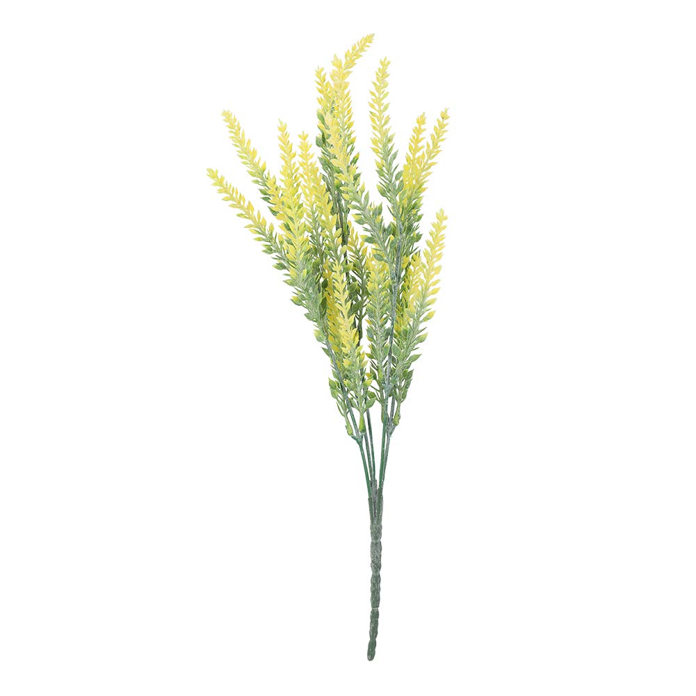37cm Artificial Wedding Flowers Bouquet - 25 Heads Plastic Bridal Bouquet for Wedding Decor, Party & Home Decoration (Yellow) | Perfect for Bridal Showers, Centerpieces & DIY Wedding Arrangements