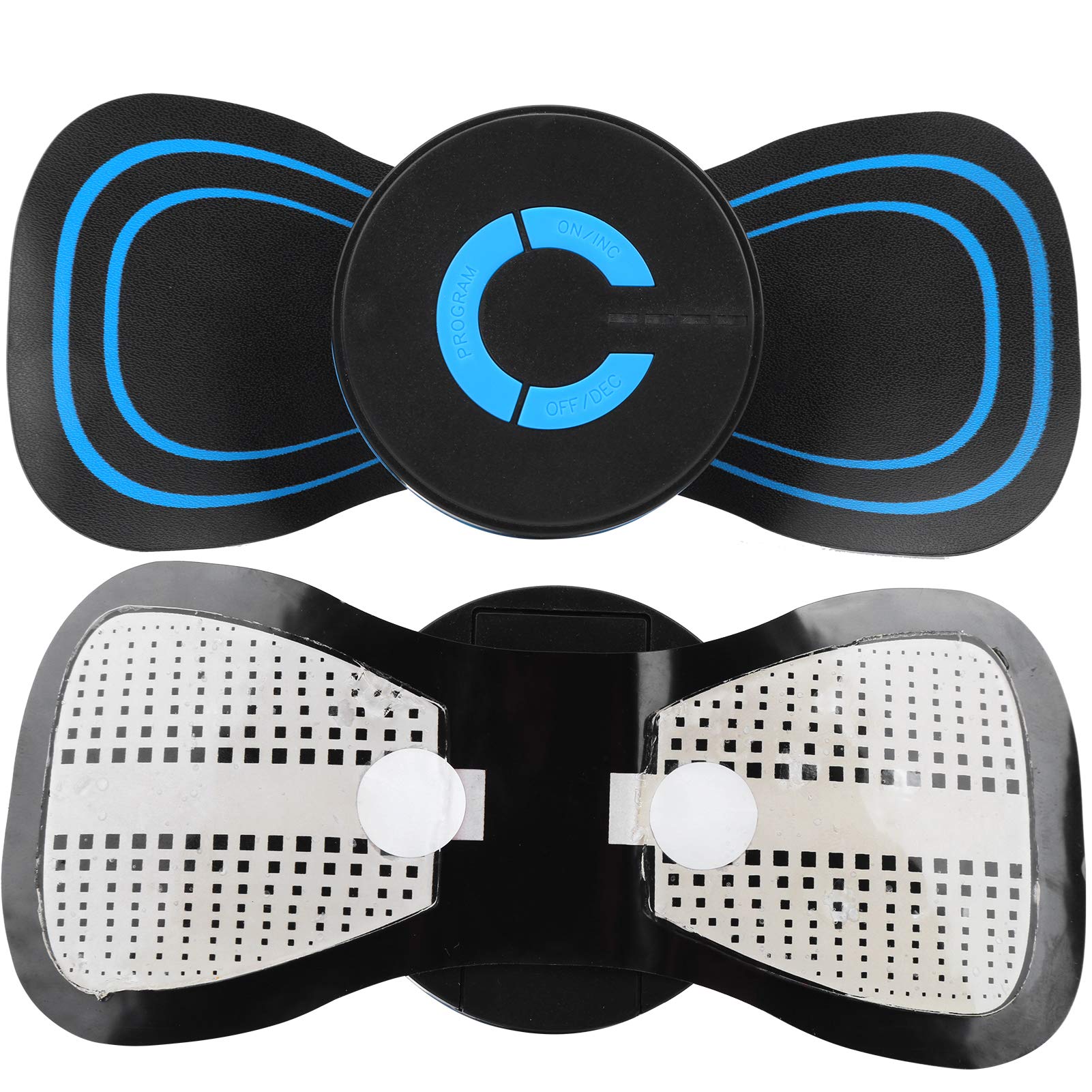 Electric Neck and Shoulder Massager - Portable Mini Massage Patch for Back Pain Relief, Muscle Relaxation - Perfect for Office, Travel, and Home Use