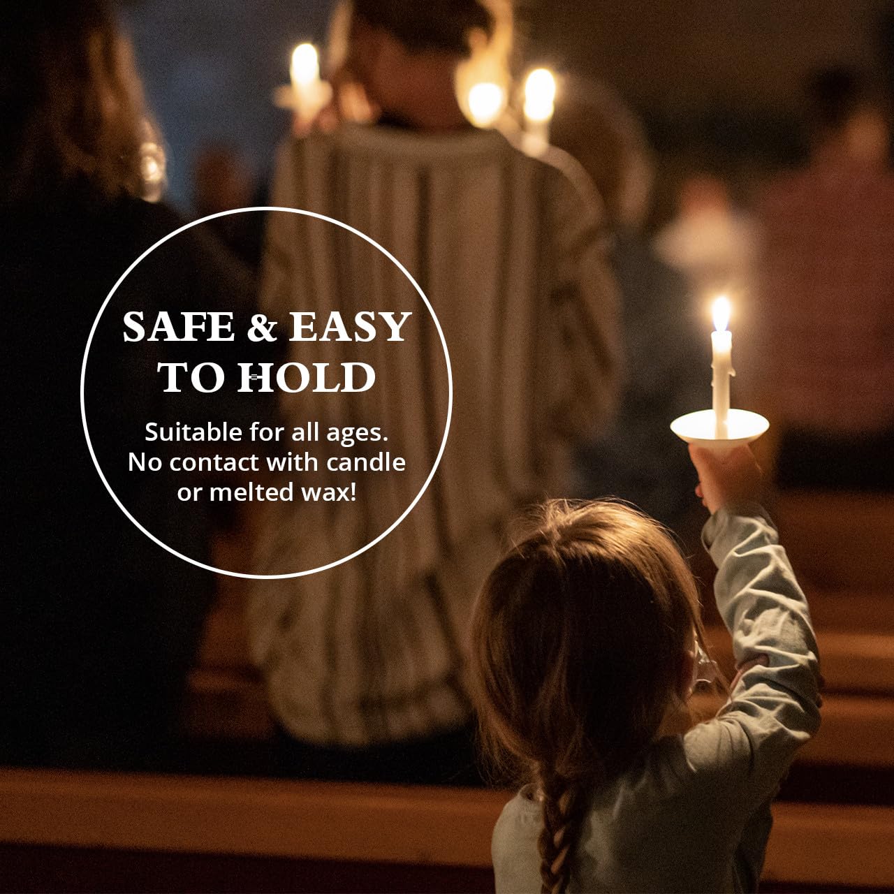 Concordia Supply Plastic Candle Holders with 4.25