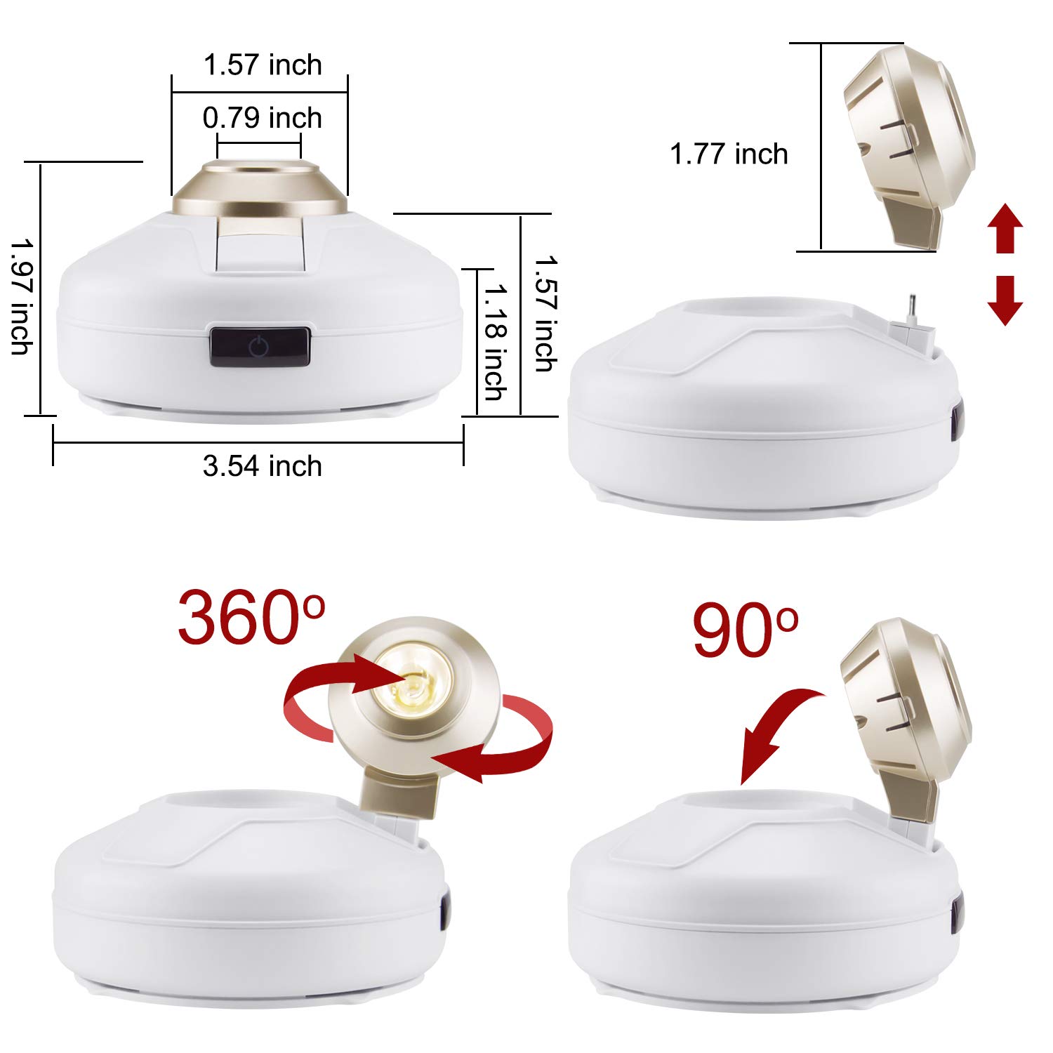 LUXSWAY Wireless LED Spotlight - Battery Operated Accent Lighting with 2 Remotes, Adjustable Art Light for Paintings & Photos, Rotatable Light Head, Stick-On Picture Lights for Closet - Auto Timer & Energy Saving (Perfect for Gallery Walls, Home Decor & Display Lighting)