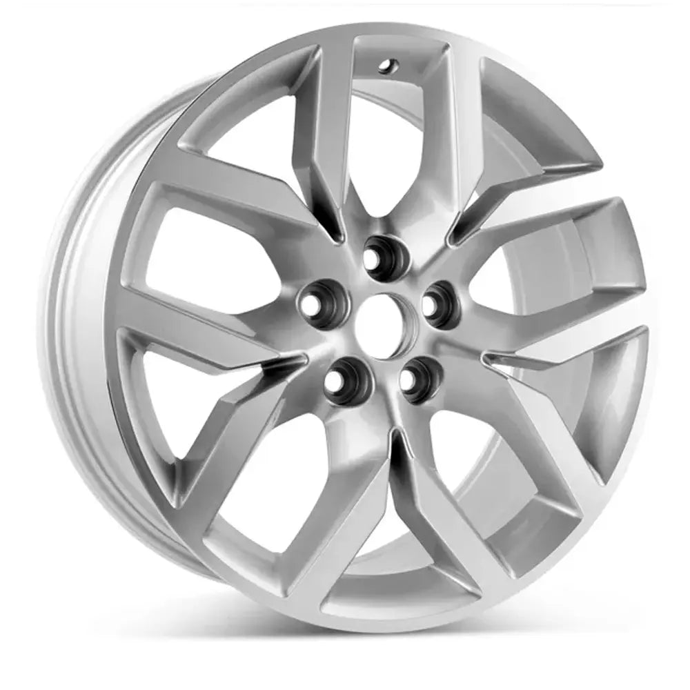 19 Inch Chevy Impala Wheel Replacement 2014-2020 - Machined Silver Replica Rim 5614/5613 (84507697) - Perfect for Car Upgrades & Customization