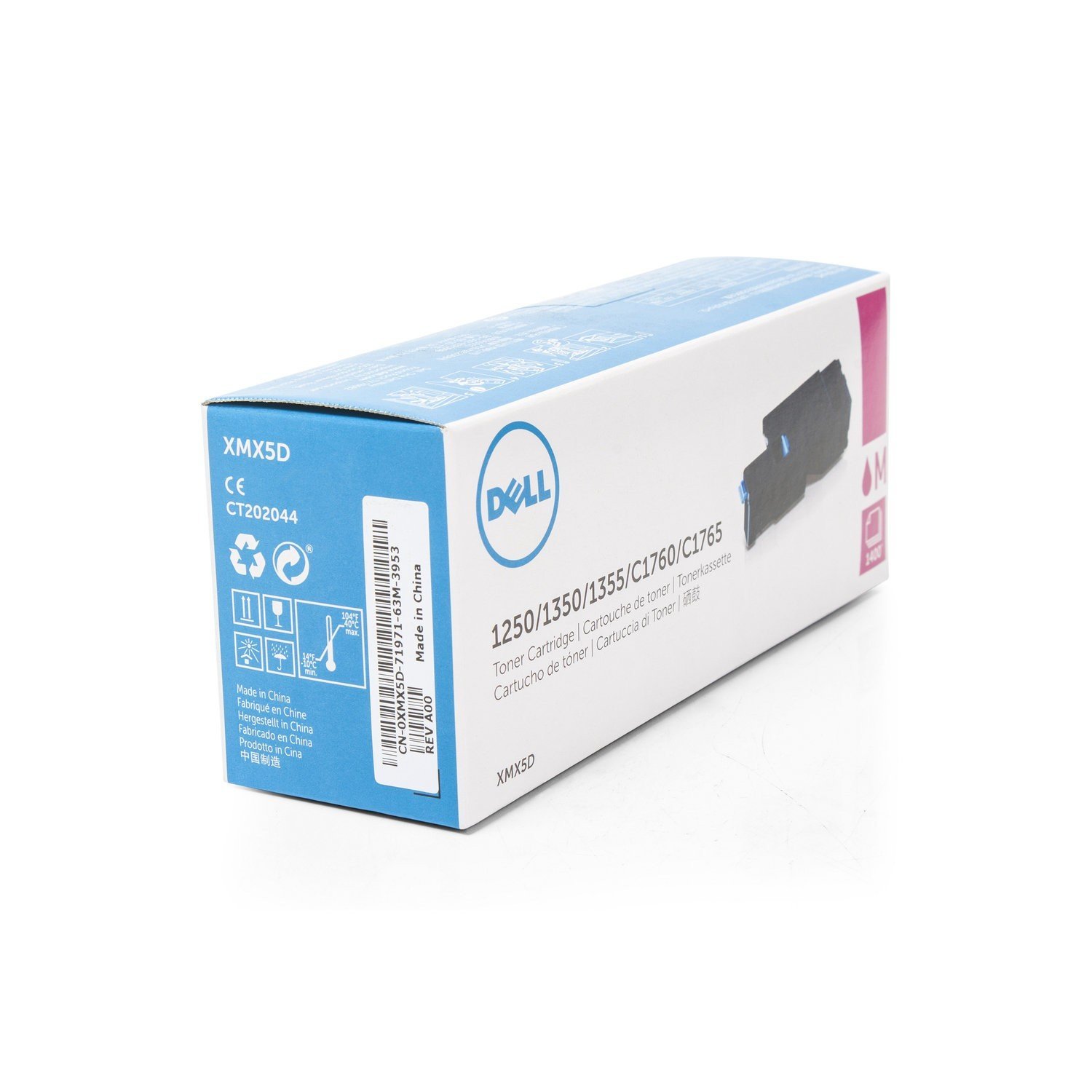 Original Dell XMX5D Toner Cartridge for Dell 1250/1760 Printers - High Yield 1400 Pages | Replacement for Home & Office Printing Needs