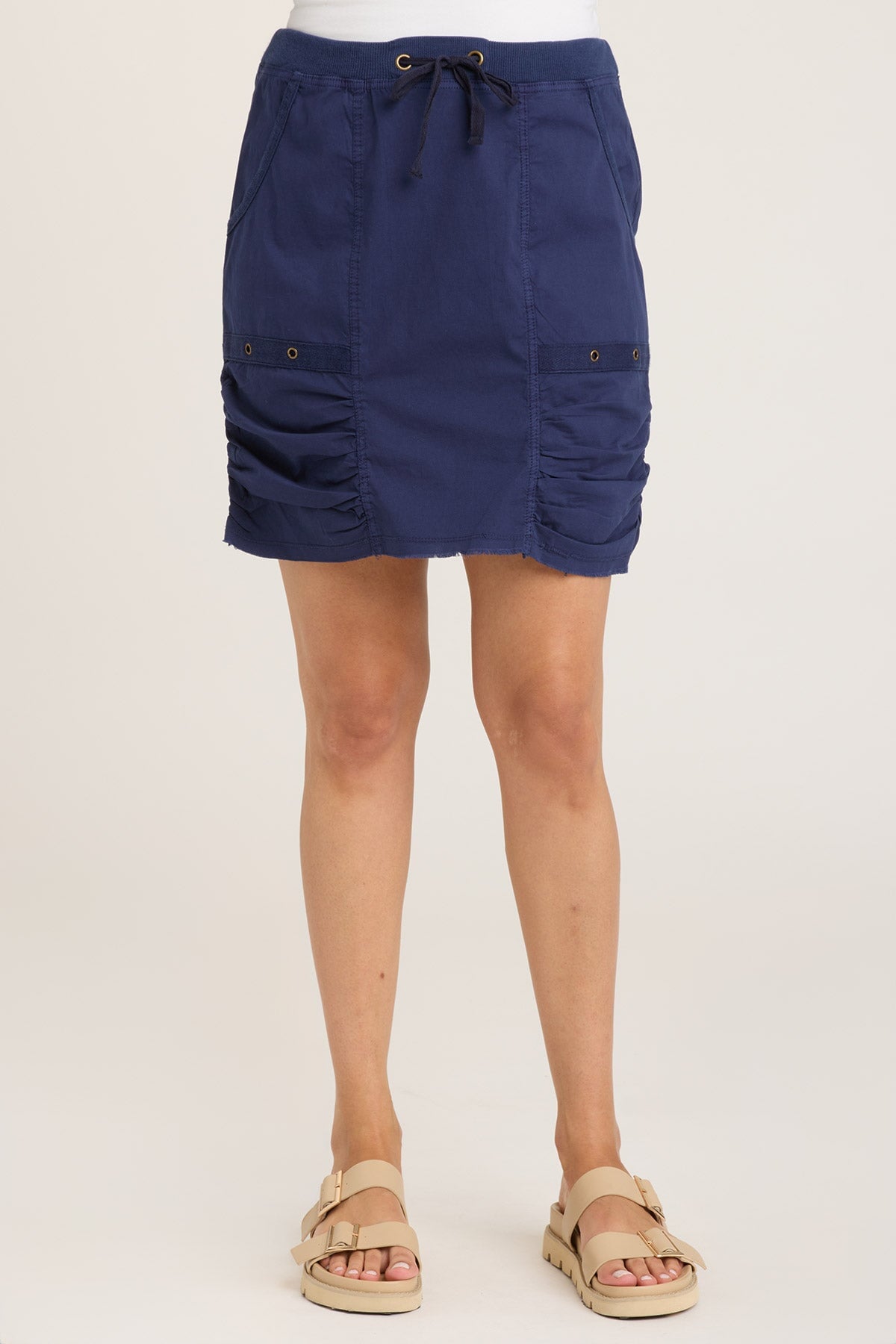 Leland Skirt 2.0 - Women's High Waist A-Line Flowy Midi Skirt | Comfortable Stretchy Fabric for Office, Party & Casual Wear | Perfect for Work, Date Night & Summer Outfits