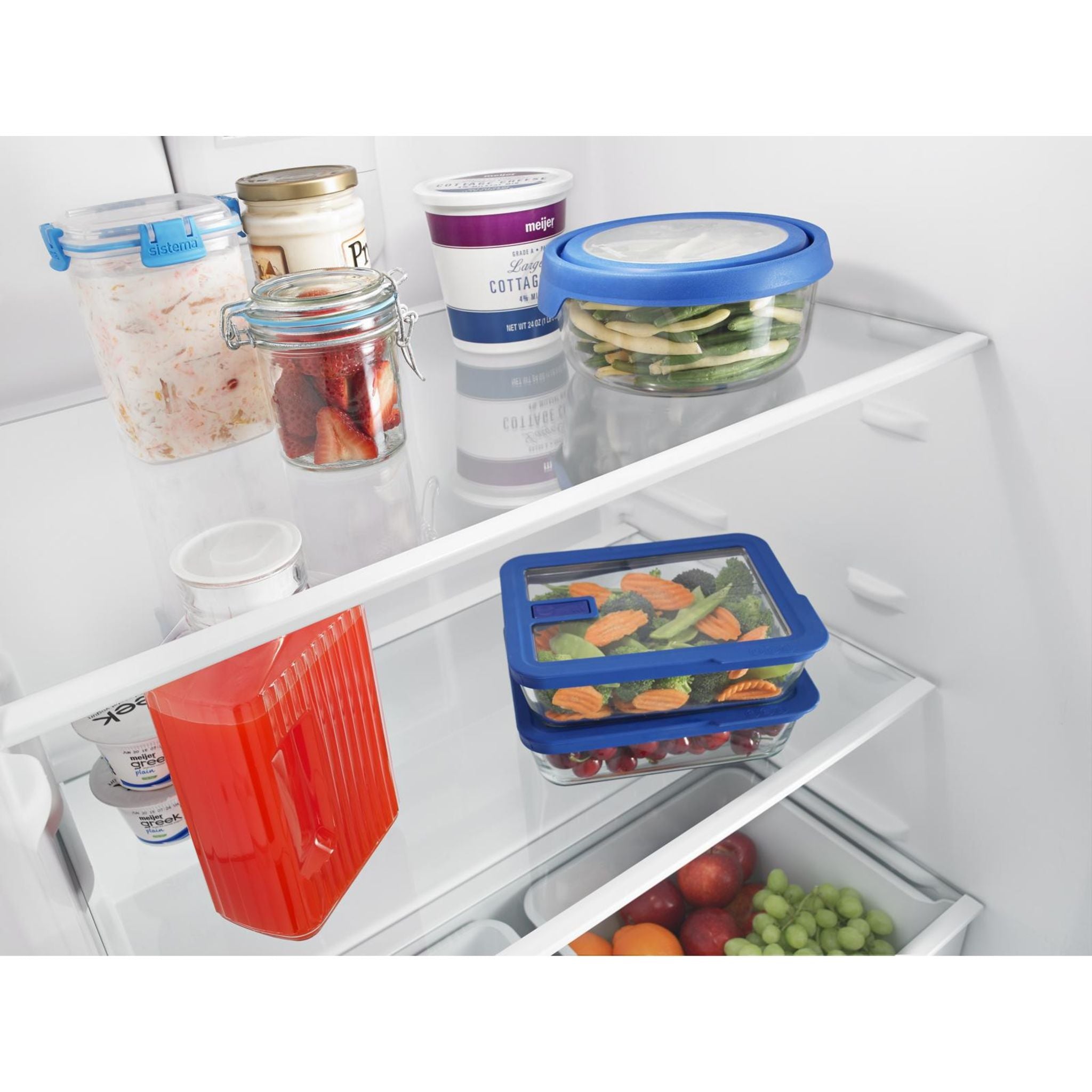 Amana 18 Cu. Ft. Top Freezer Refrigerator (ART318FFDS) - Stainless Steel, Energy Star Certified for Efficient Cooling - Perfect for Kitchens, Apartments, and Small Spaces