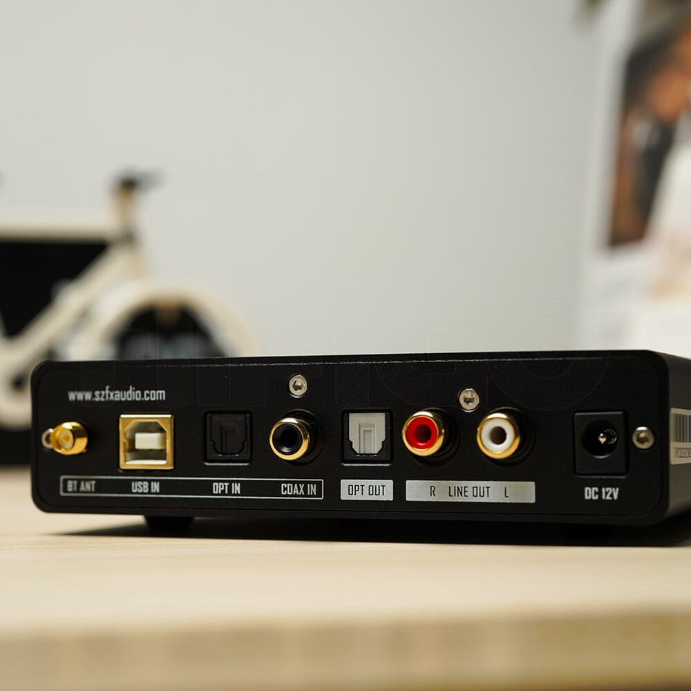 FX AUDIO DR07 Dual AK4493 DAC Hi-Fi Headphone Amplifier with USB/Coaxial/Optical Inputs - Perfect for Audiophiles, Studio Monitoring & Home Audio Systems