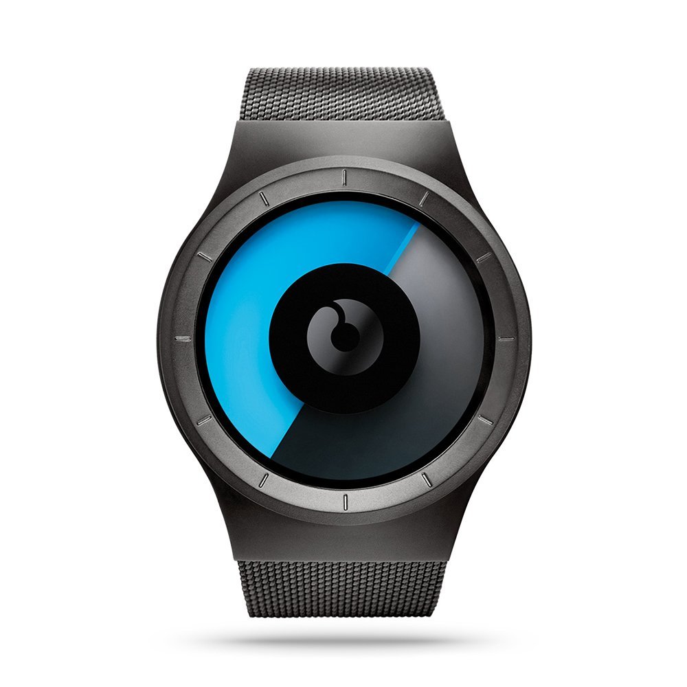 ZIIIRO Celeste Unisex Watch - Gunmetal Gray Minimalist Design for Men & Women | Perfect for Everyday Wear, Office & Casual Outfits