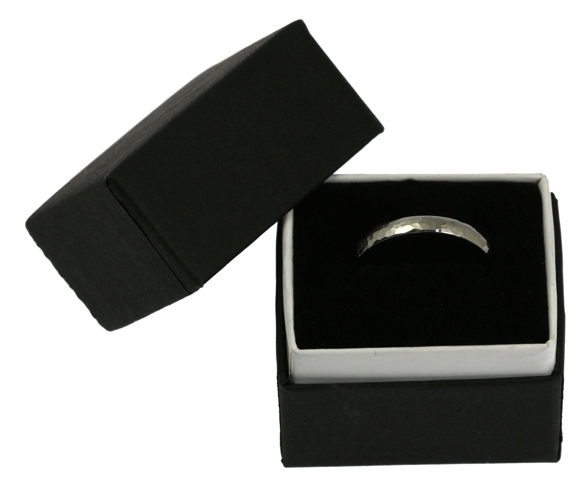 3mm Hammered Comfort Fit Stainless Steel Men's Wedding Band Ring - Durable & Hypoallergenic for Everyday Wear, Anniversary Gift, or Special Occasions