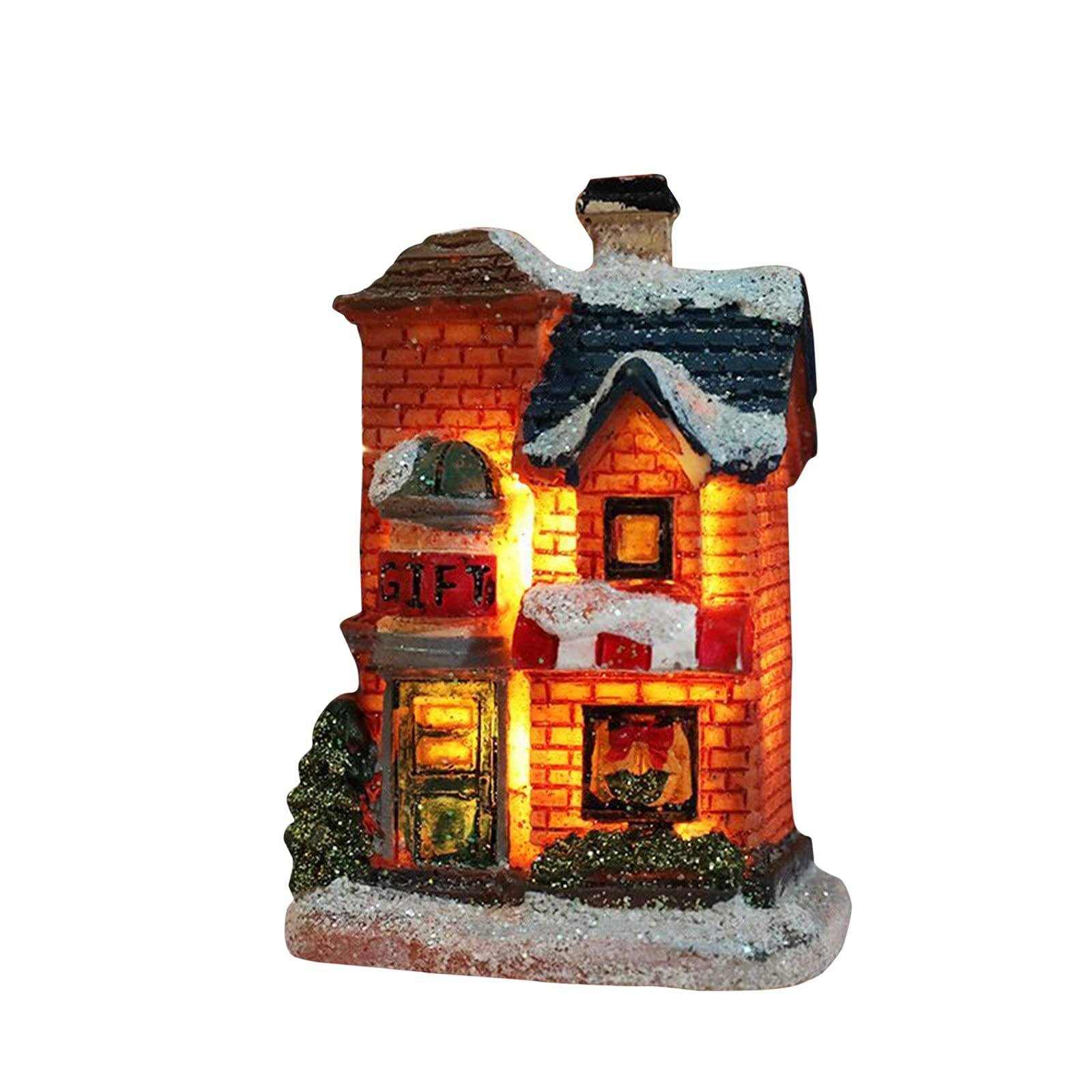 Festive Christmas Tree Ornaments - DIY Resin House Decor for Indoor & Outdoor Holiday Decorating - Perfect for Home, Office, and Party Christmas Displays