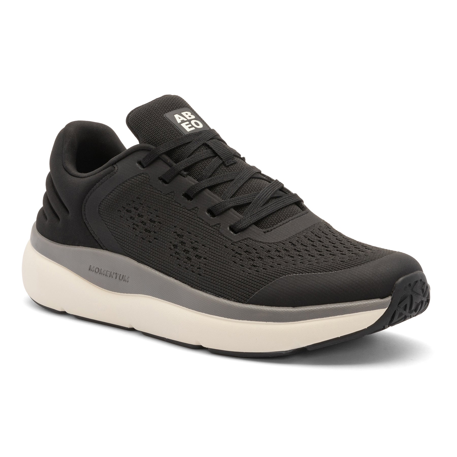 ABEO MXV Quest Black - Premium Running Shoes for Men & Women | Lightweight & Comfortable for Jogging, Gym Workouts & Daily Wear