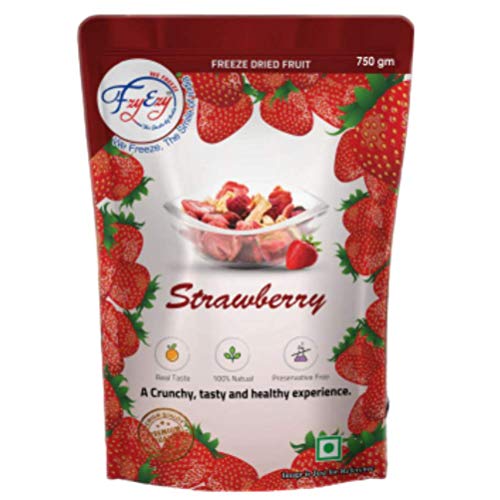 Freeze Dried Strawberry Slices - 26.46oz (750g) | Healthy Vegan Snacks for Kids & Adults | Camping, Hiking & Survival Food | Pantry-Stable Dehydrated Fruit Chips for Backpacking, School Lunches & Emergency Preparedness