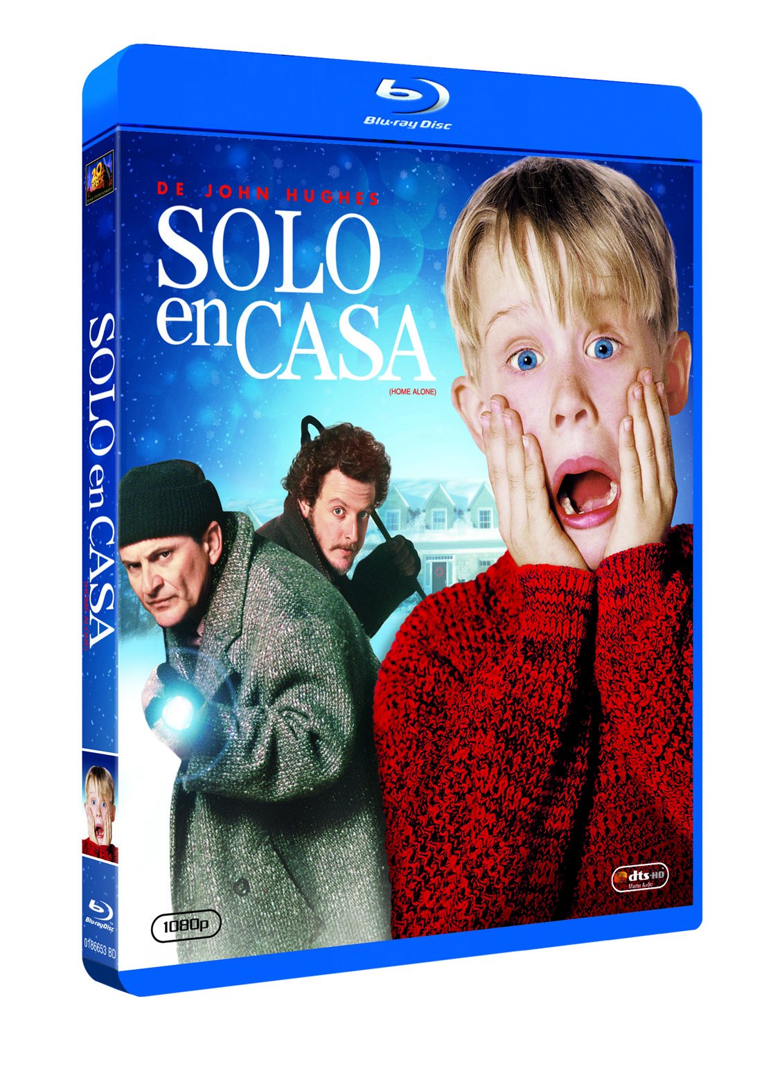 Solo en Casa Blu-ray - Home Alone Movie on Blu-ray Disc for Family Movie Night & Holiday Entertainment