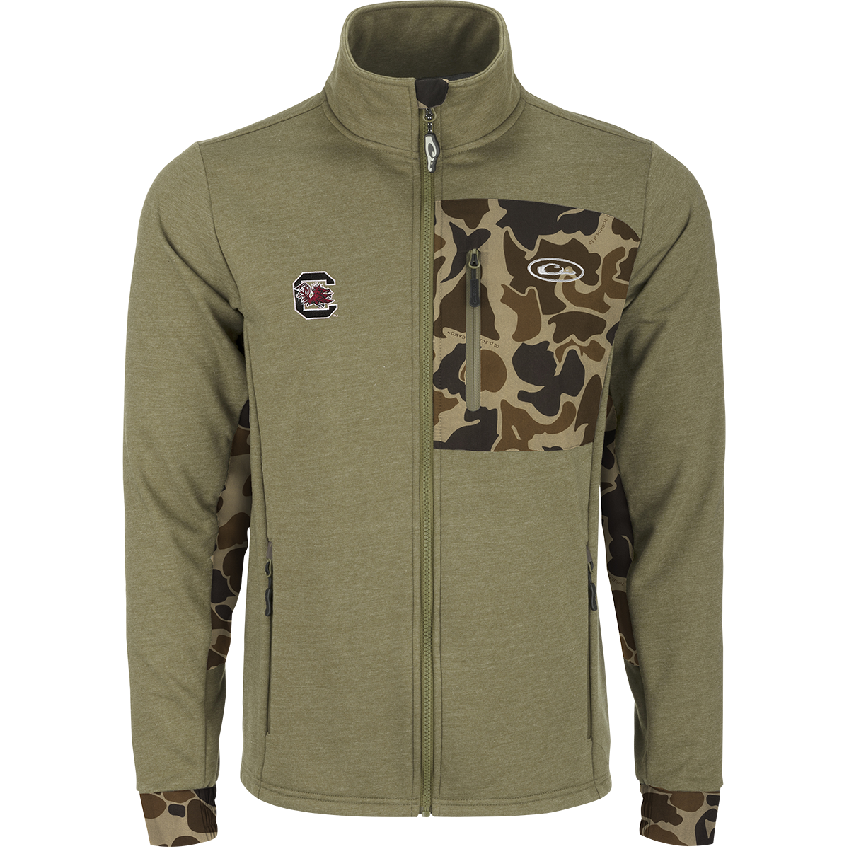 South Carolina Hybrid Windproof Jacket for Men & Women - Lightweight Water-Resistant Outdoor Coat for Hiking, Camping & Travel