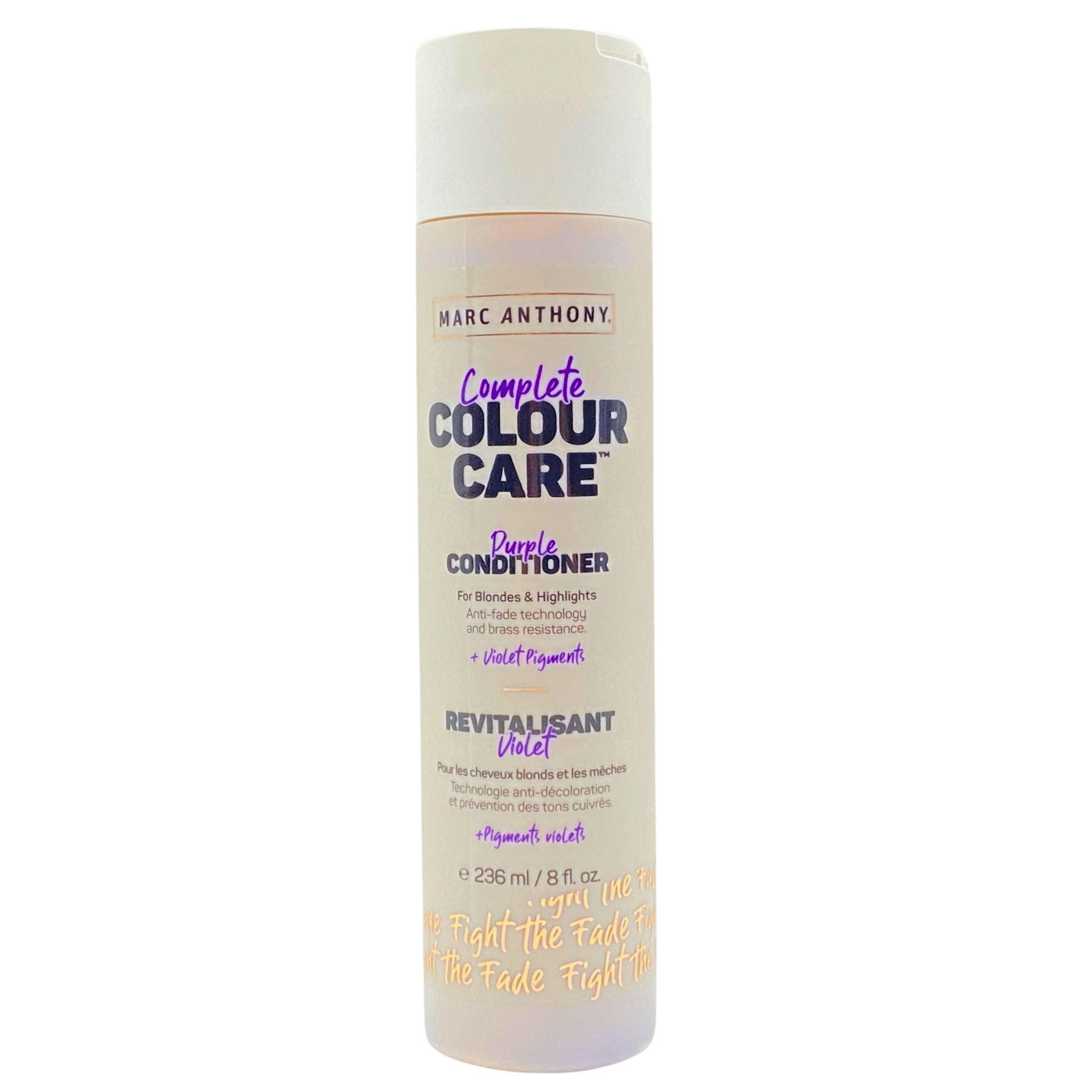 Marc Anthony Complete Color Care Purple Conditioner 8oz (50 Pack) - Toning & Hydrating for Blonde, Silver & Gray Hair - Salon Quality at Home