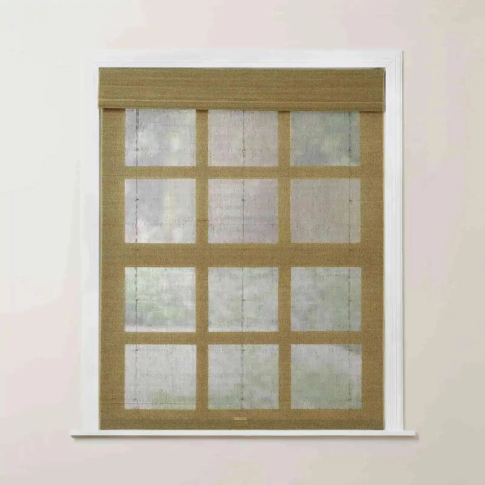 Rae Natural Ramie Bamboo Woven Shades - Series P | Eco-Friendly Window Coverings for Living Room, Bedroom & Patio | Light Filtering & UV Protection