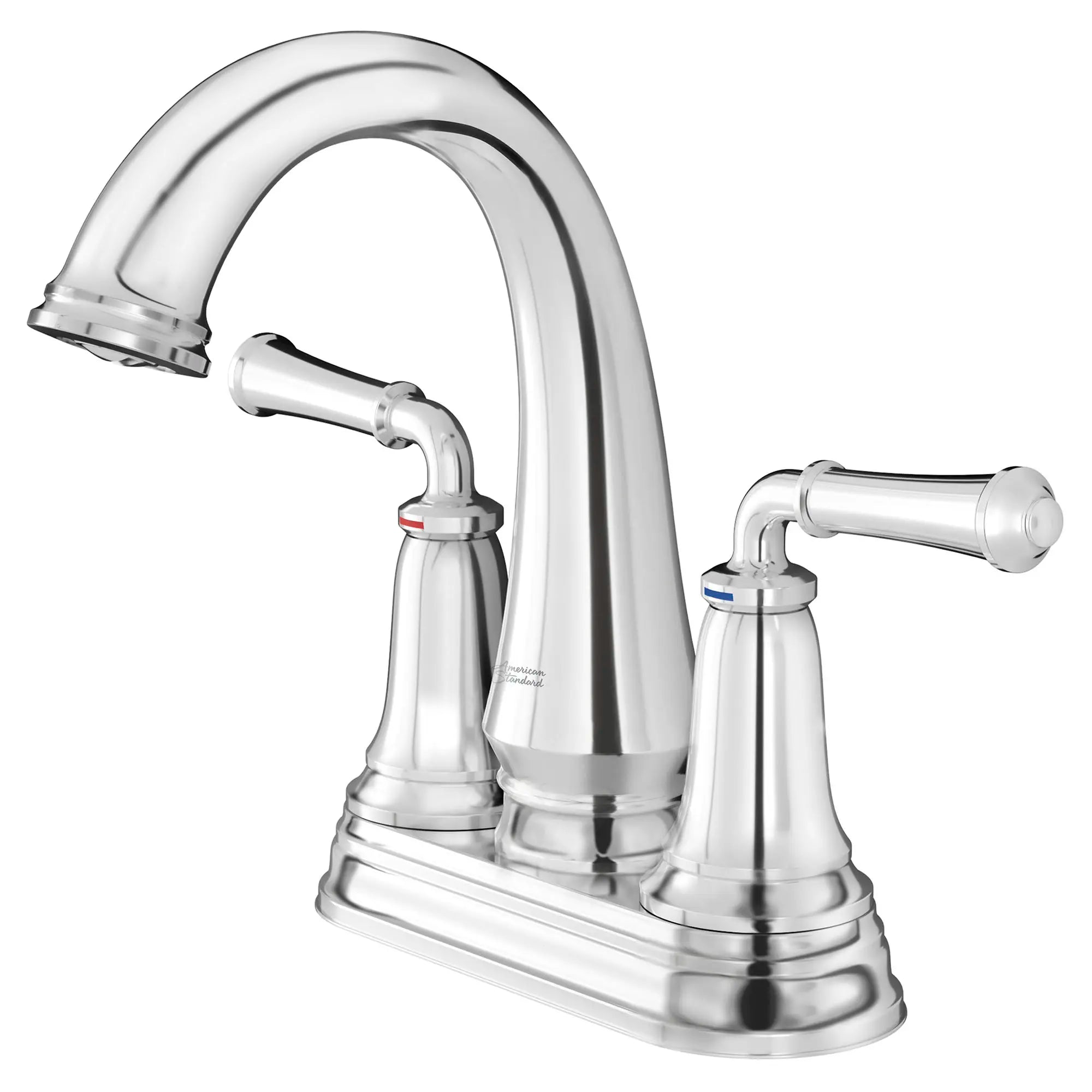 Delancey® 4 Inch Centerset 2 Handle Bathroom Faucet - 1.2 GPM/4.5 LPM Water-Saving Design with Lever Handles - Perfect for Vanities, Powder Rooms & Guest Bathrooms