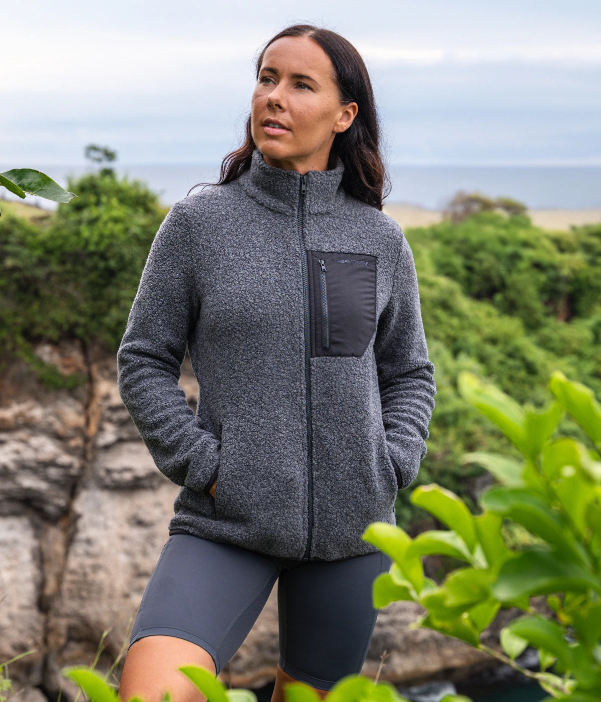 Women's Warm & Cozy Renew Wool Fleece Jacket - Lightweight Winter Outerwear for Hiking, Travel & Casual Wear