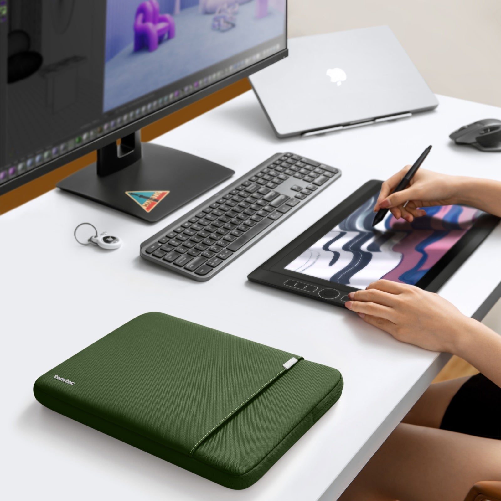 Premium Defender A13 Laptop Sleeve for 16-inch MacBook Pro - Shockproof & Water-Resistant Protective Case - Perfect for Travel, Office & School Use