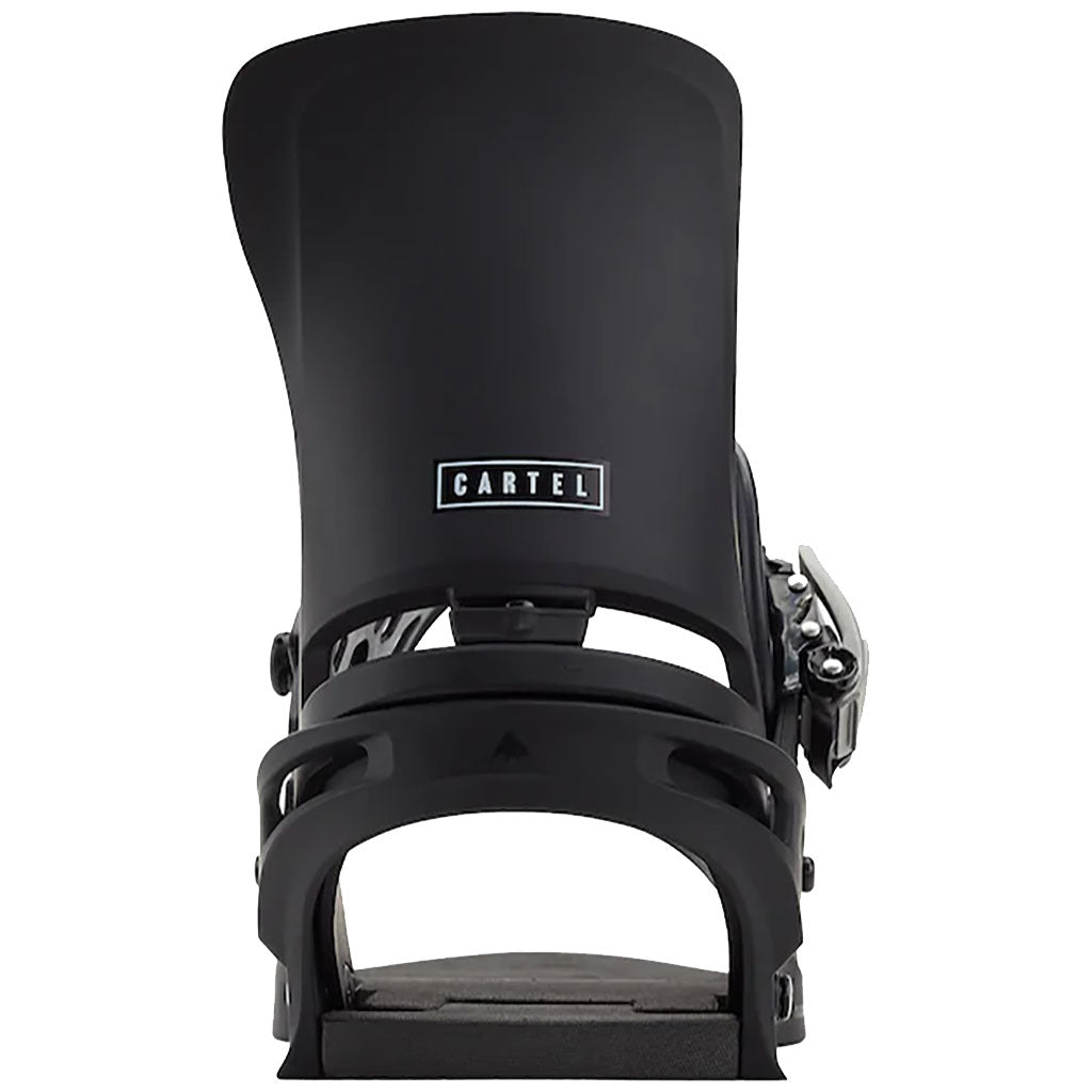 Burton Cartel Re:Flex Snowboard Bindings 2024-2025 Model - Black | All-Mountain Freestyle Riding for Men & Women | Perfect for Park, Powder & Groomed Runs