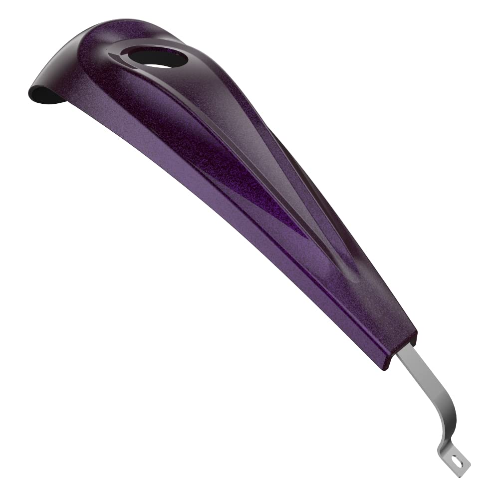 2008+ Harley Touring Motorcycle Gas Tank Dash Console - Hard Candy Mystic Purple Flake with Chrome Fuel Cap | Perfect for Long Rides & Custom Bike Upgrades