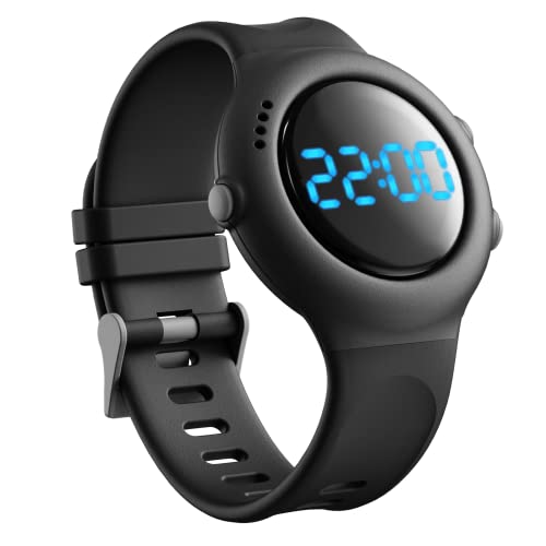 Waterproof Rechargeable Potty Training Timer Watch for Kids - Boys & Girls Toilet Timer with Music, Alarm & Auto Reminder - Toddler Potty Training Aid (Black) | Perfect for Home, Daycare & Travel Use