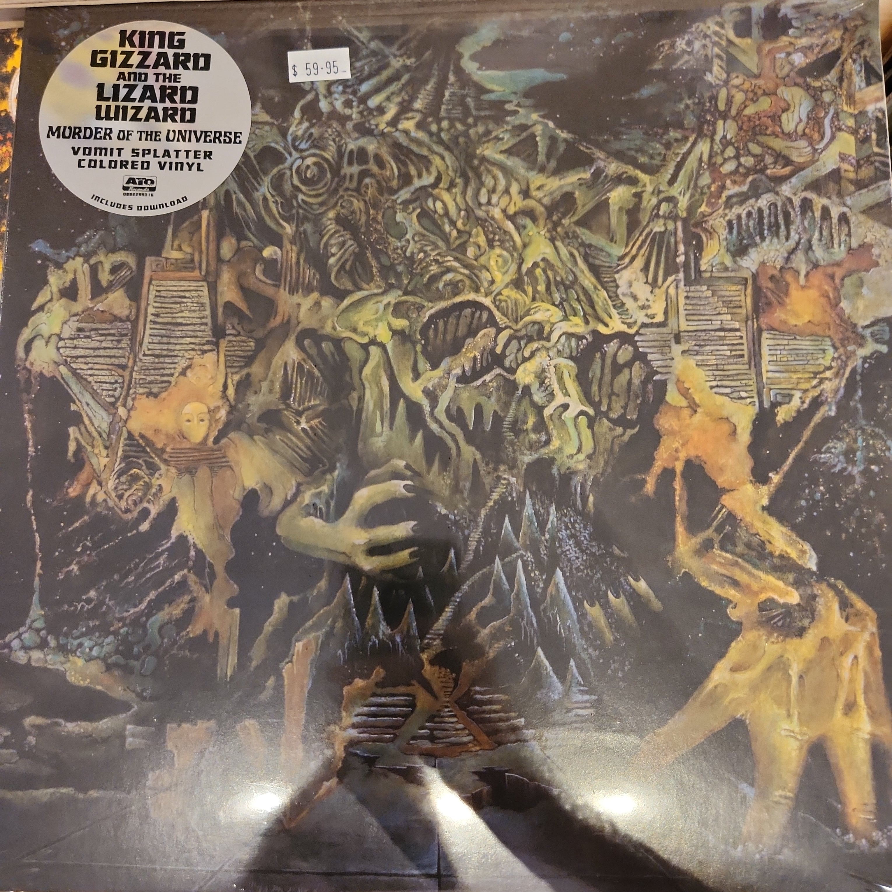 King Gizzard & the Lizard Wizard Murder of the Universe Vinyl LP Record - Limited Edition Psychedelic Rock Music for Collectors & Vinyl Enthusiasts | Perfect for Home Listening & Music Collections