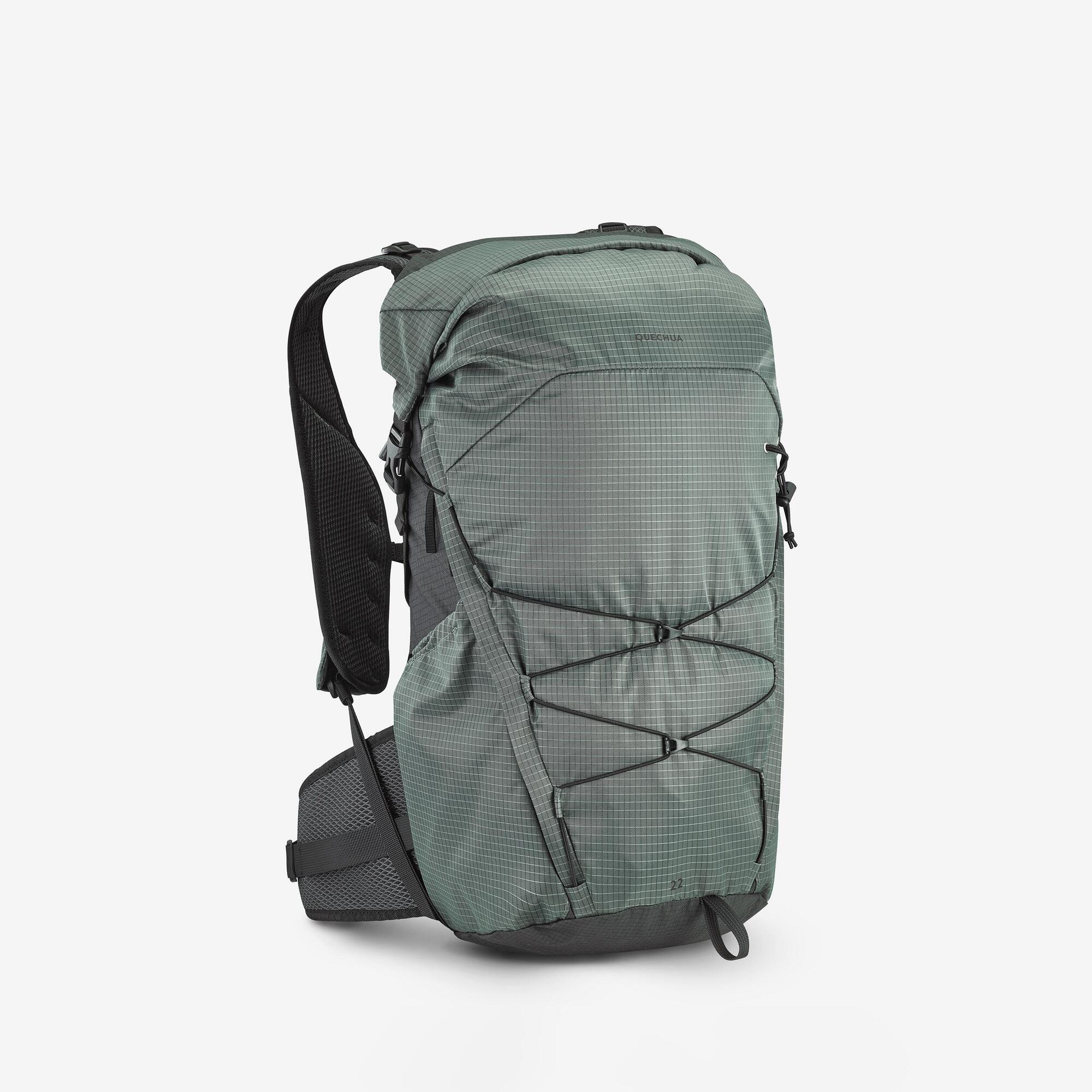 Quechua MH500 22L Lightweight Hiking Backpack - Waterproof Daypack for Outdoor Adventures, Camping & Travel | Perfect for Hiking, Trekking & Daily Commute