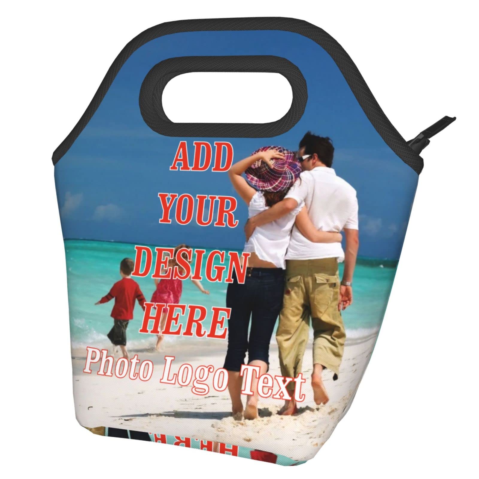 Personalized Insulated Lunch Box for Women & Men - Custom Freezable Cooler Bag with Containers, Thermal Lunch Tote for Work, Picnic, Travel & Outdoor Activities