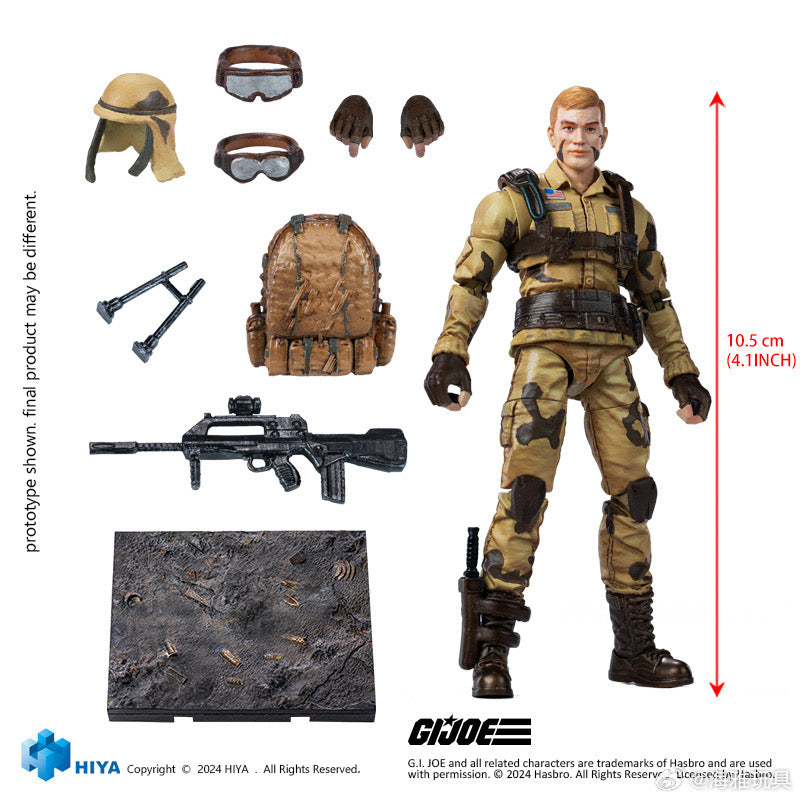 **Pre-Order Hiya 4-Inch G.I. Joe Duster Action Figure – Exquisite Mini Collectible for Display & Play | Perfect for Fans & Collectors**