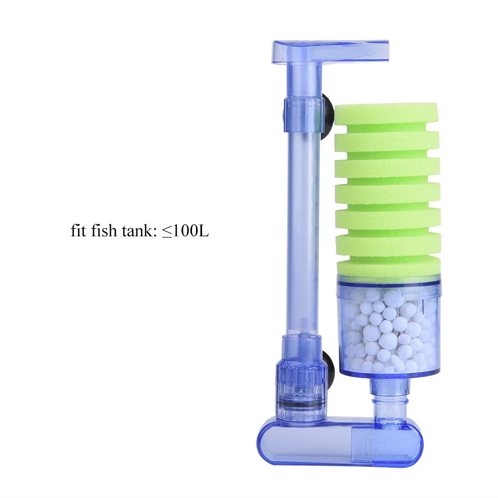 High-Quality Aquarium Sponge Filter - Oxygen Pump & Water Filter for Mini Fish Tanks | Ideal for Betta, Shrimp & Small Aquariums