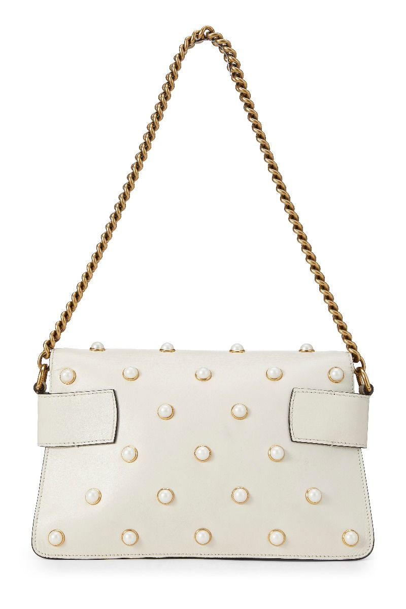 Gucci Broadway Leather Mini Bag for Women - White Luxury Crossbody Purse | Perfect for Evening Events, Parties & Date Nights