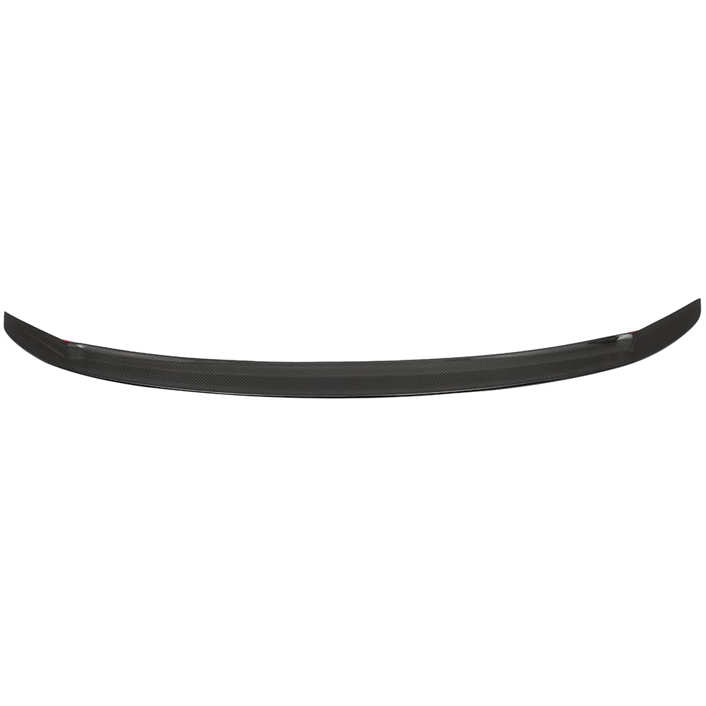 Carbon Fiber Rear Trunk Lip Spoiler for 2021-2022 Hyundai Elantra - Stylish Boot Wing Tail Deck Spoiler for Enhanced Aerodynamics & Sporty Look | Perfect for Car Enthusiasts & Custom Upgrades