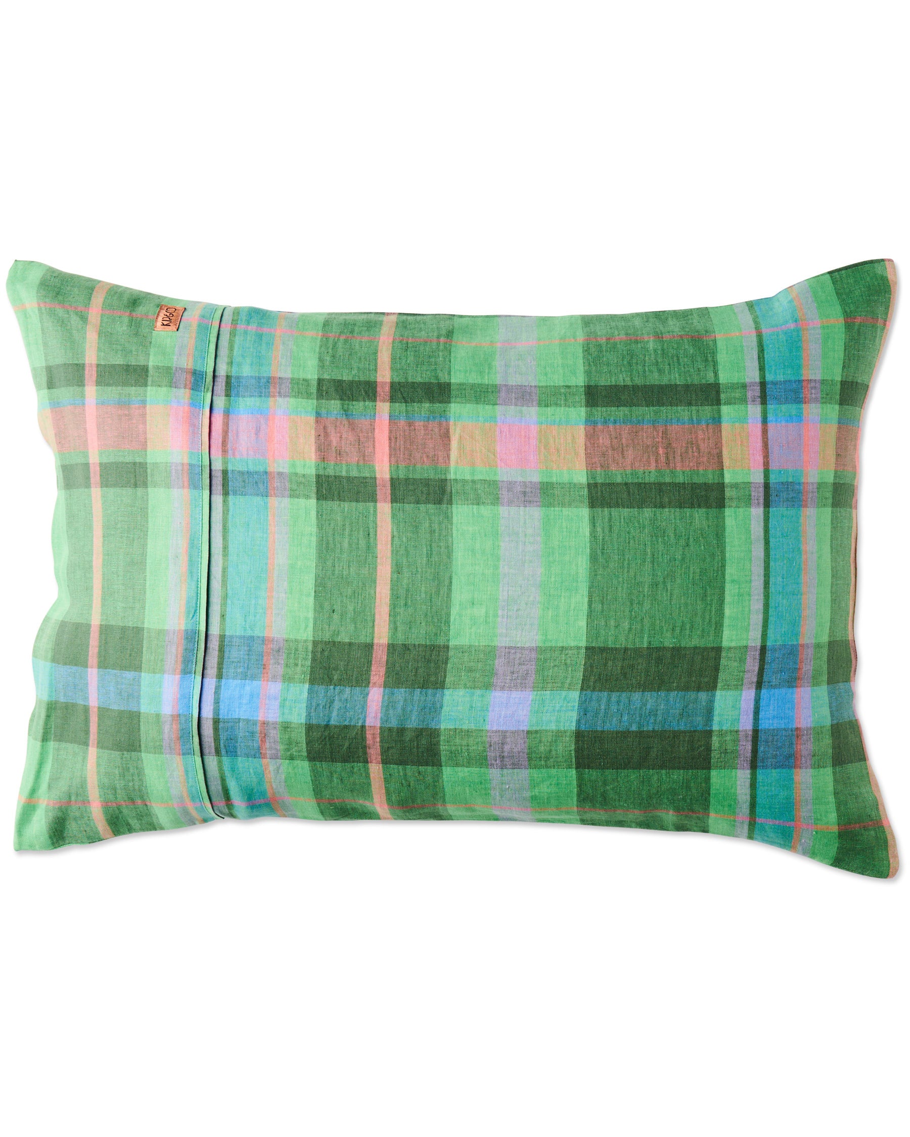 Jewel Of The Nile Tartan Linen Pillowcases - Luxury Egyptian Cotton Bedding Set for Sofa, Couch & Home Decor