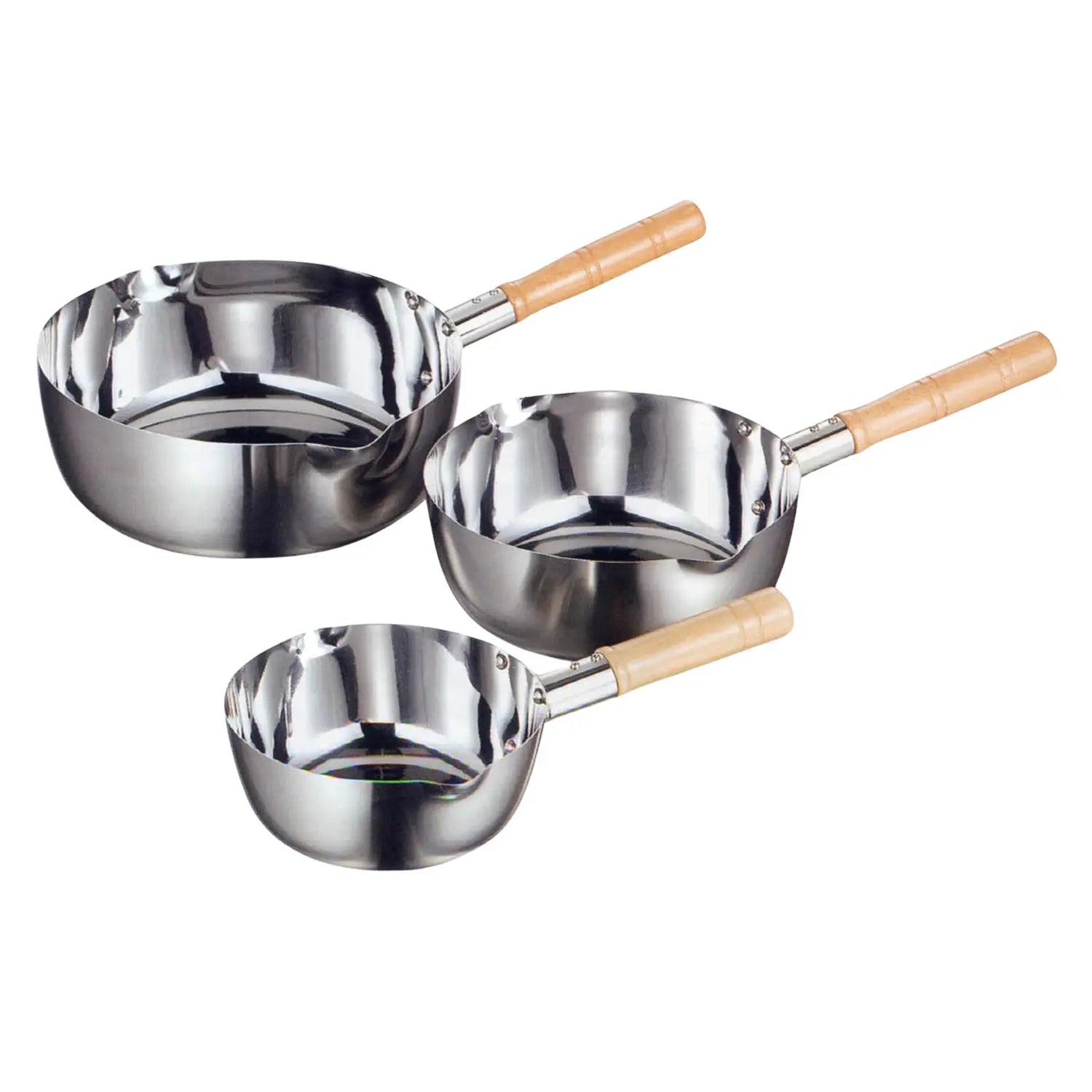 Akagawa Kibutsu Premium Stainless Steel Induction Yukihira Saucepan - 3.5QT Mirror Finish Cookware for Professional Chefs & Home Cooking - Perfect for Sauces, Soups, and Simmering Dishes