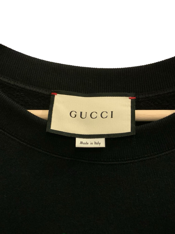 Gucci Kitten Crew Neck Sweater for Women - Size XS | Soft Cotton Knit Pullover | Casual Winter Fashion Top for Date Night & Office Wear