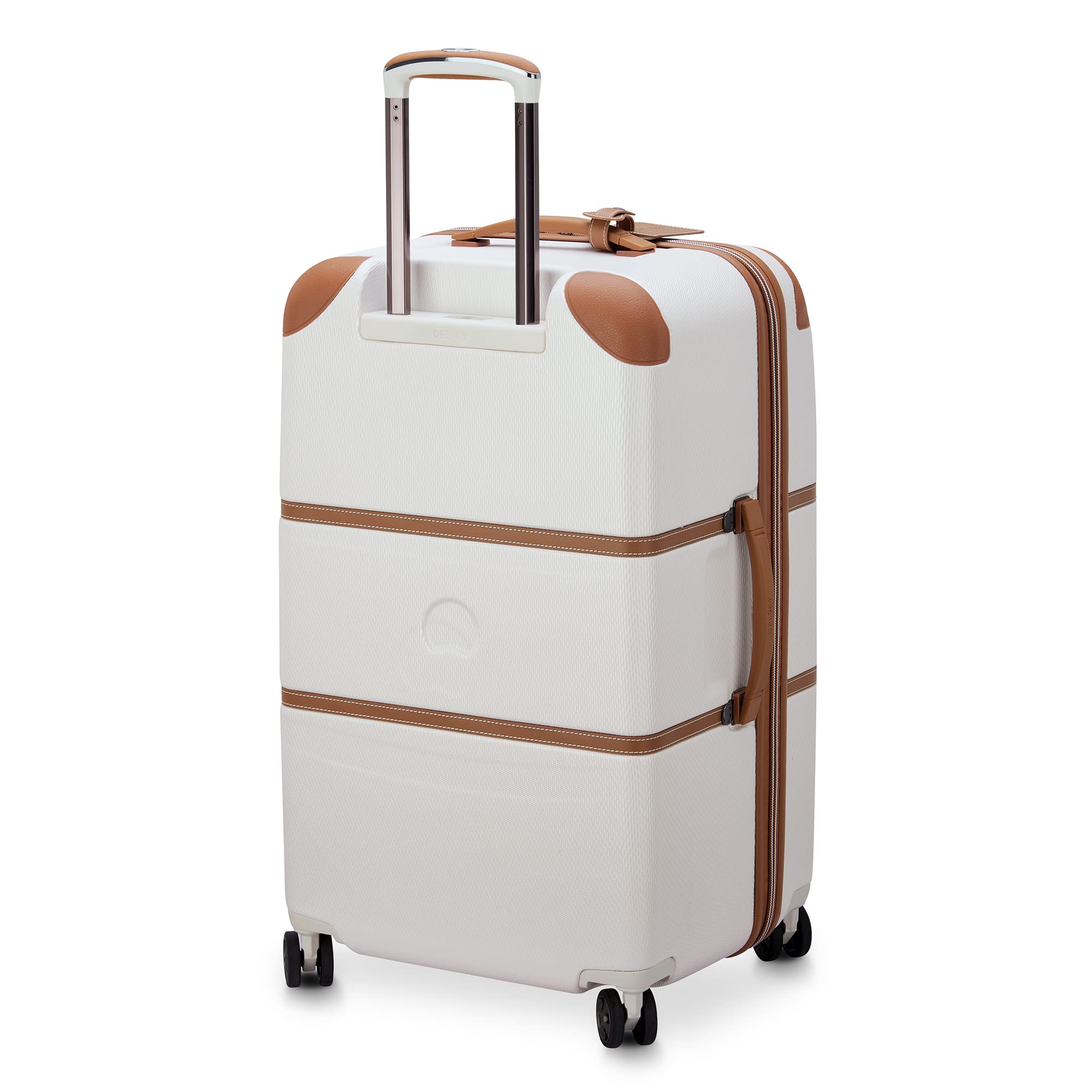 Delsey Paris Chatelet Air 2.0 26 Inch Hardside Spinner Luggage - Lightweight Checked Suitcase with 360° Wheels for Travel, Business Trips & Vacations | Angora Color