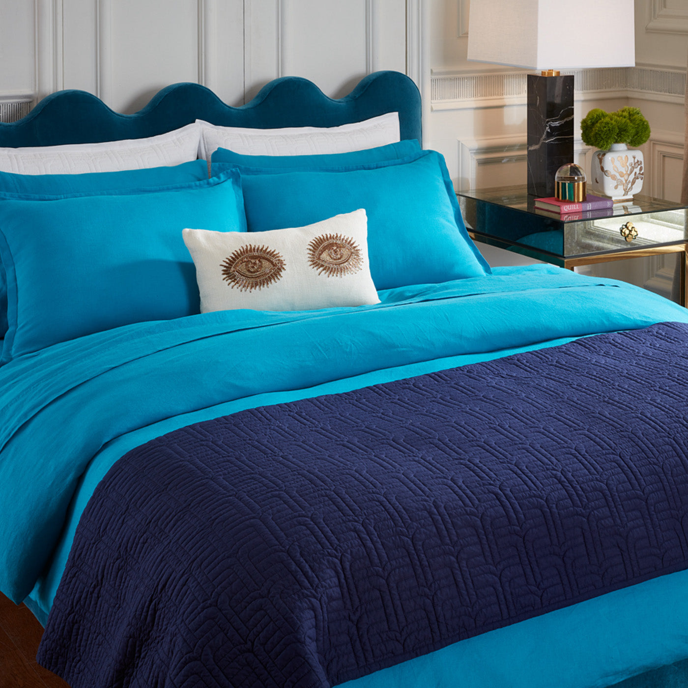 Premium 100% Linen Duvet Cover Set - Breathable & Soft Bedding for All Seasons - Perfect for Cozy Bedrooms, Guest Rooms & Vacation Homes