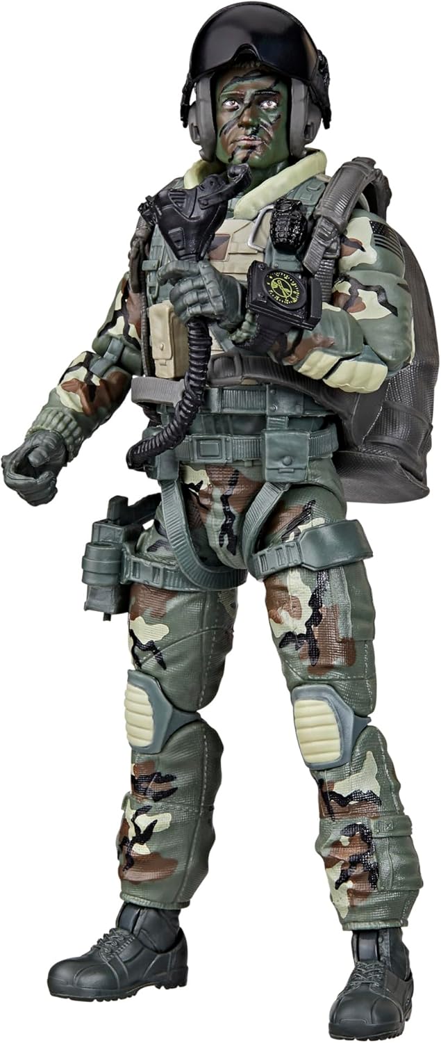 G.I. Joe Classified Series 60th Anniversary 6-Inch Action Figure - Pilot HALO Jumper Collectible Toy for Adults | Perfect for Display, Collection & Military-Themed Dioramas