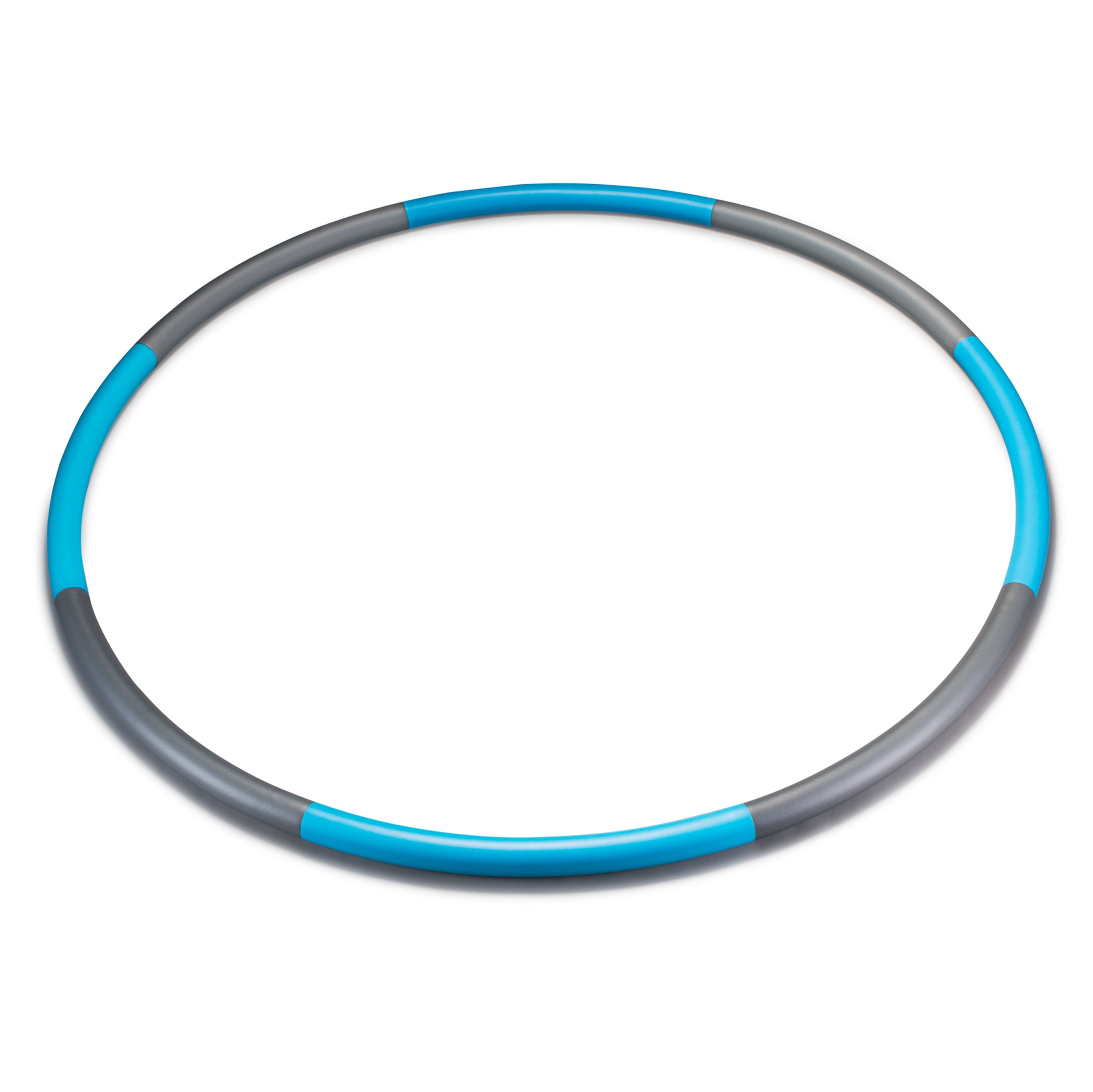 PRCTZ 2.5lb Weighted Exercise Hula Hoop for Adults - Adjustable Detachable Fitness Hoop for Core Workout, Waist Trimming & Fun Home Gym Activity