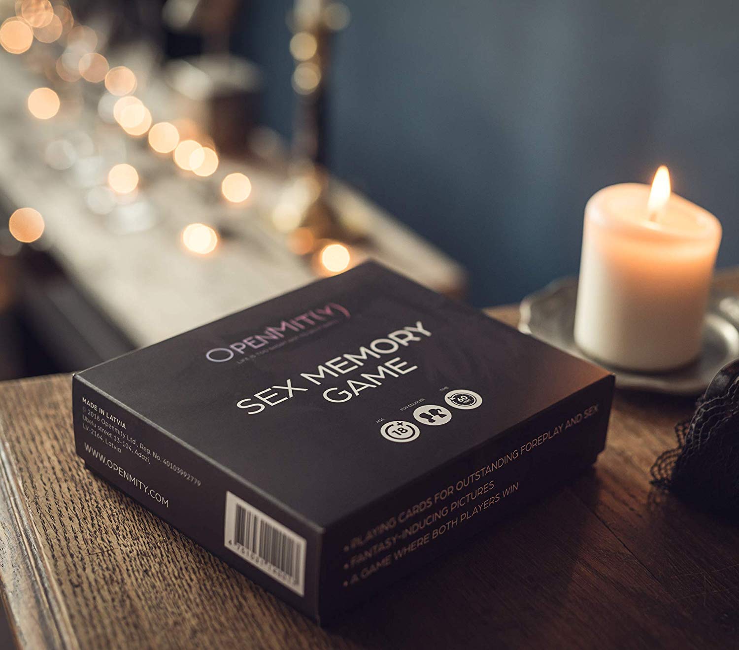 Romantic Couples Memory Game - Adult Intimate Board Game with Erotic Cards for Foreplay & Spicing Up Relationships | Perfect for Date Nights, Anniversaries & Enhancing Intimacy