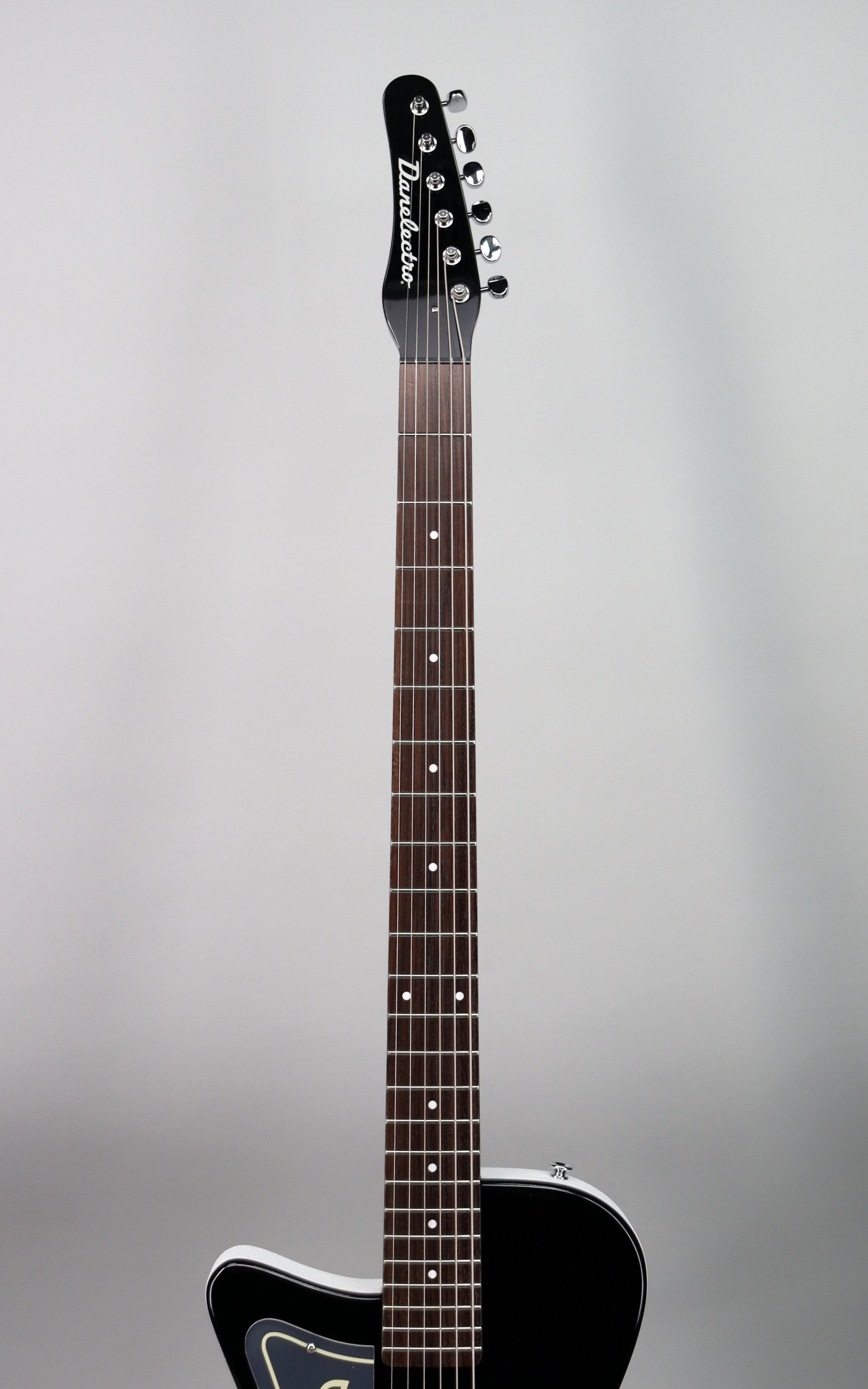 Danelectro '56 Baritone Left Handed Electric Guitar - Black Finish | Perfect for Left-Handed Musicians, Studio Recording & Live Performances