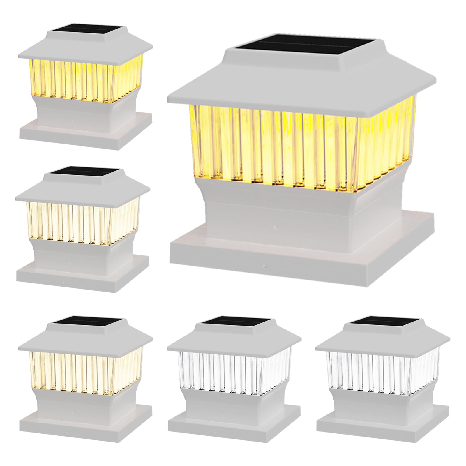 50 Lumen Solar Post Lights for 4