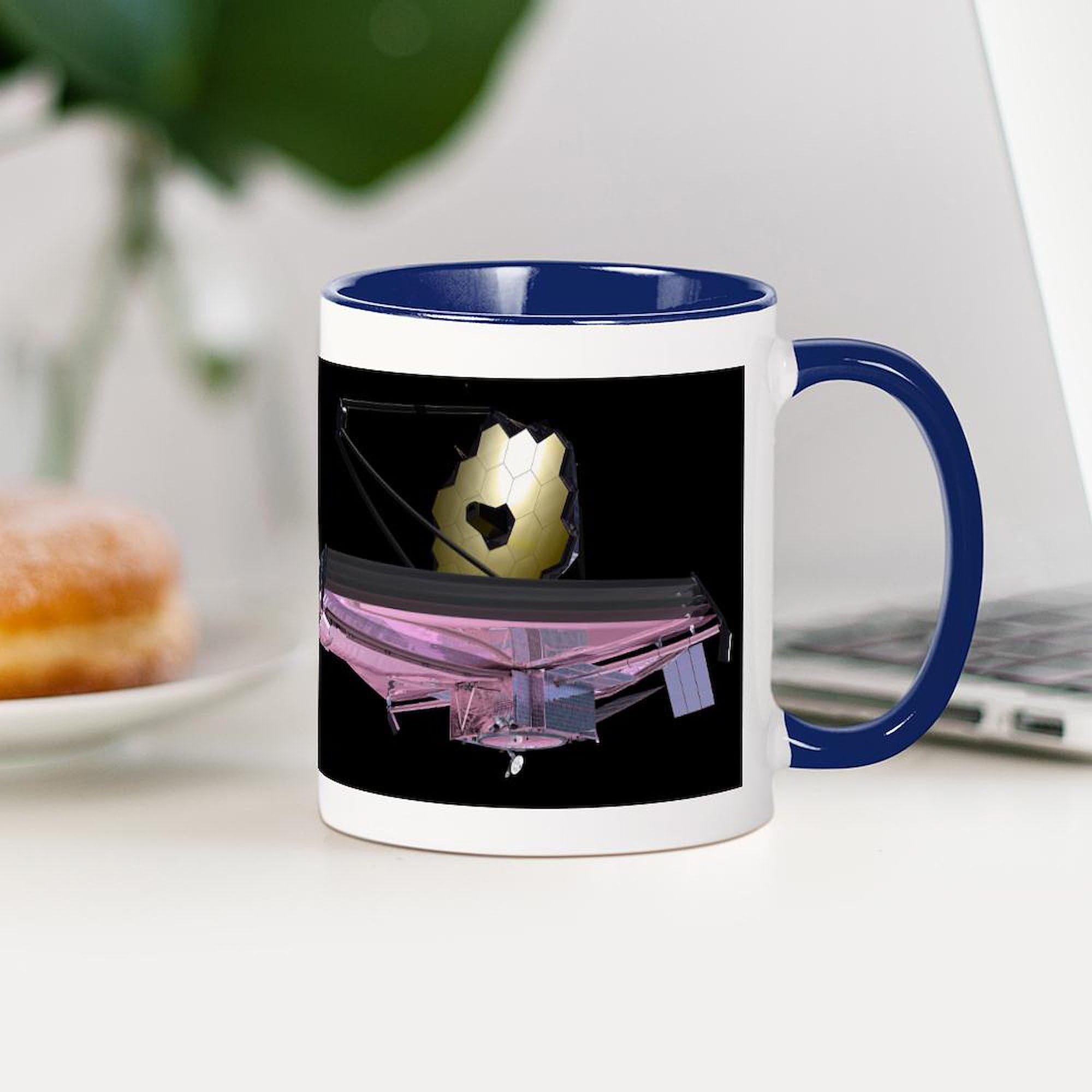 James Webb Space Telescope Artwork Ceramic Coffee Mug - 11 oz (325 ml) NASA-Inspired Design for Tea & Hot Drinks - Perfect for Home, Office & Astronomy Enthusiasts