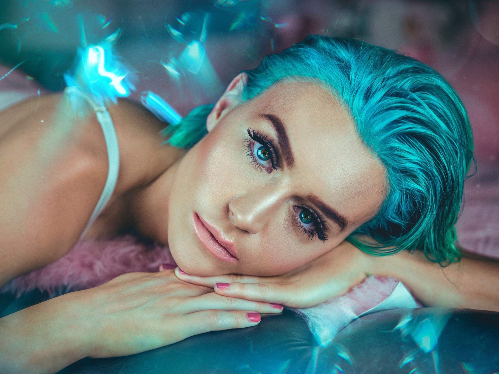 MANIC PANIC Atomic Turquoise Semi-Permanent Hair Dye - Classic 8oz Vegan & Cruelty-Free - Vibrant Blue-Green Color for Bold Hairstyles - Perfect for DIY Hair Coloring & Creative Looks