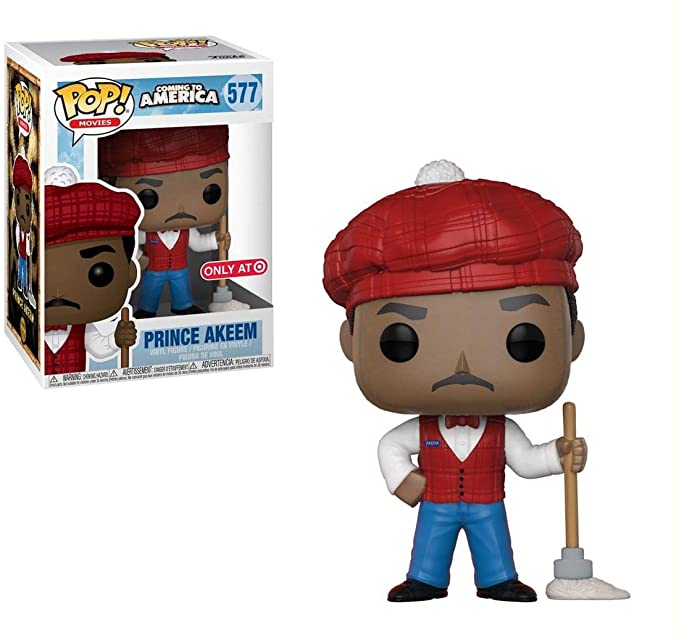 Prince Akeem Funko Pop #577 (Vaulted) - Coming to America Movie Collectible - Perfect for Pop Culture Fans & Home Decor